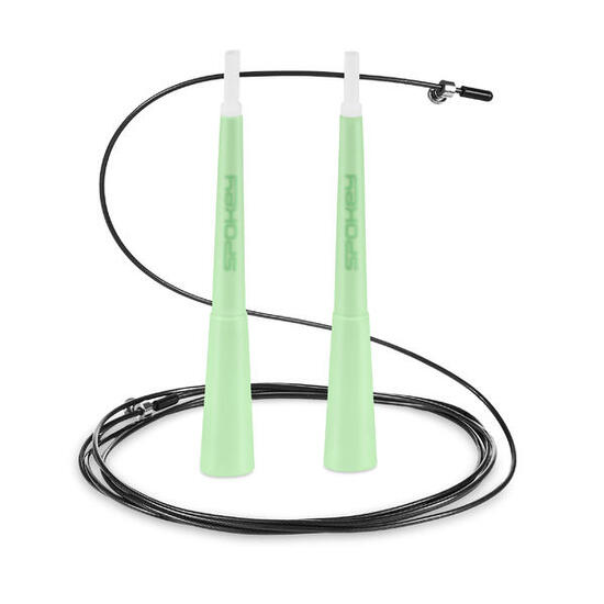 Springtouw lichtgroen stalen touw 300cm verstelbaar X ROPE
