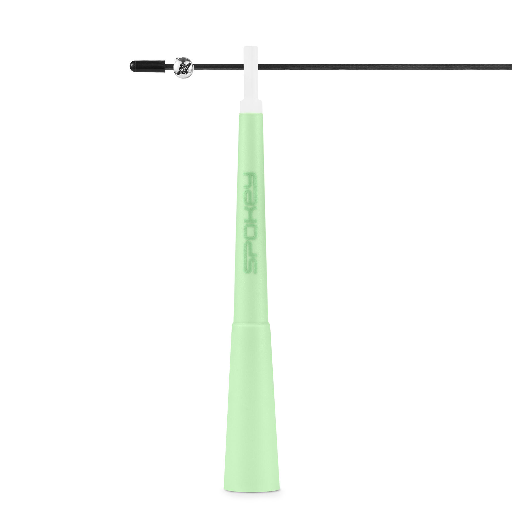 Springtouw lichtgroen stalen touw 300cm verstelbaar X ROPE 4/4