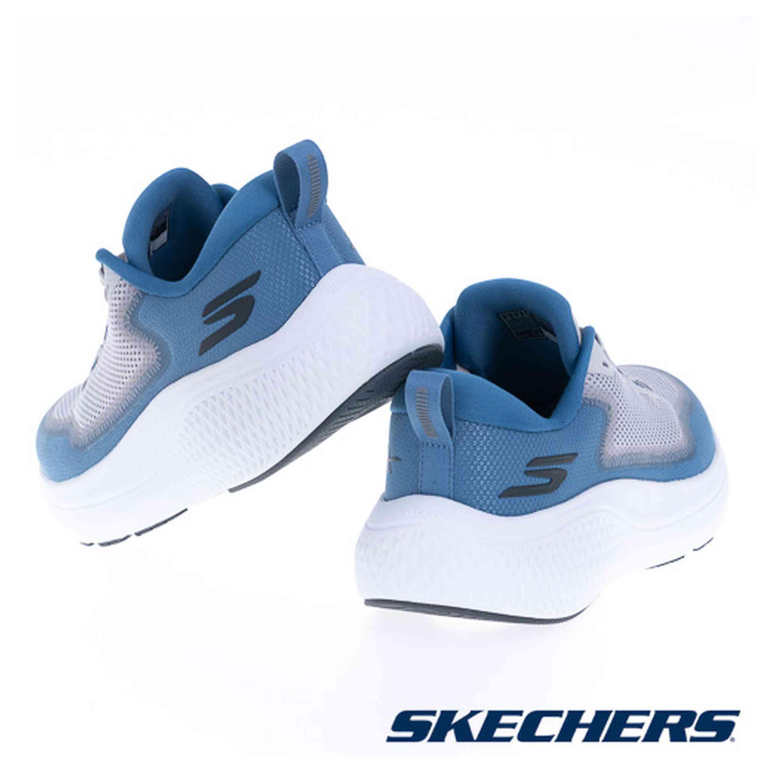 Chaussures de course Skechers modèle 246086BLGY pour homme 4/5