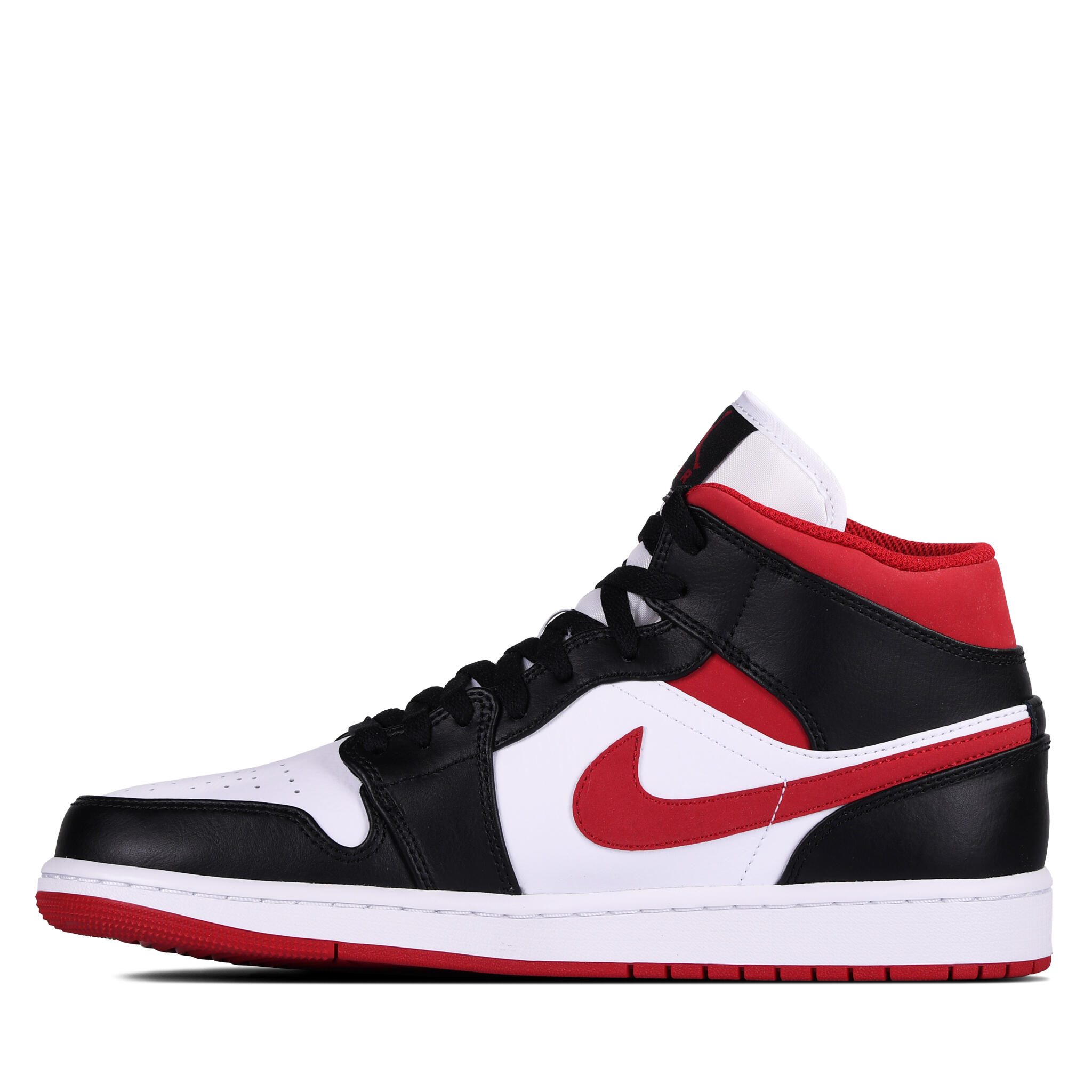 Air Jordan 1 Mid Gym Red Black White 2/4