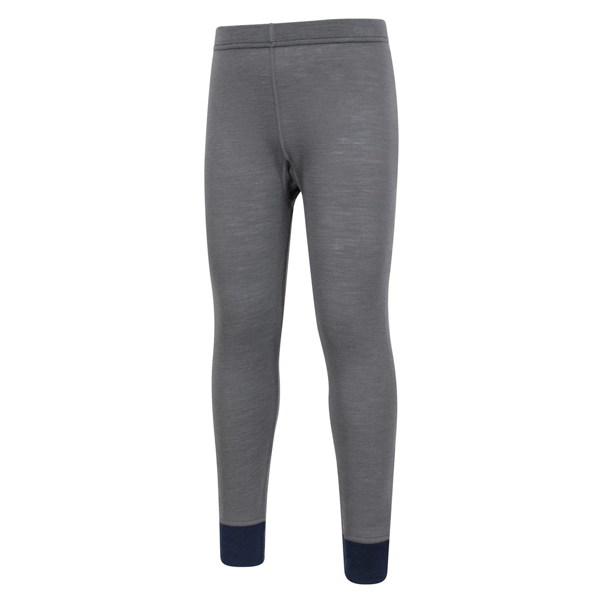 "II" Baselayerhose für Kinder Grau 3/4