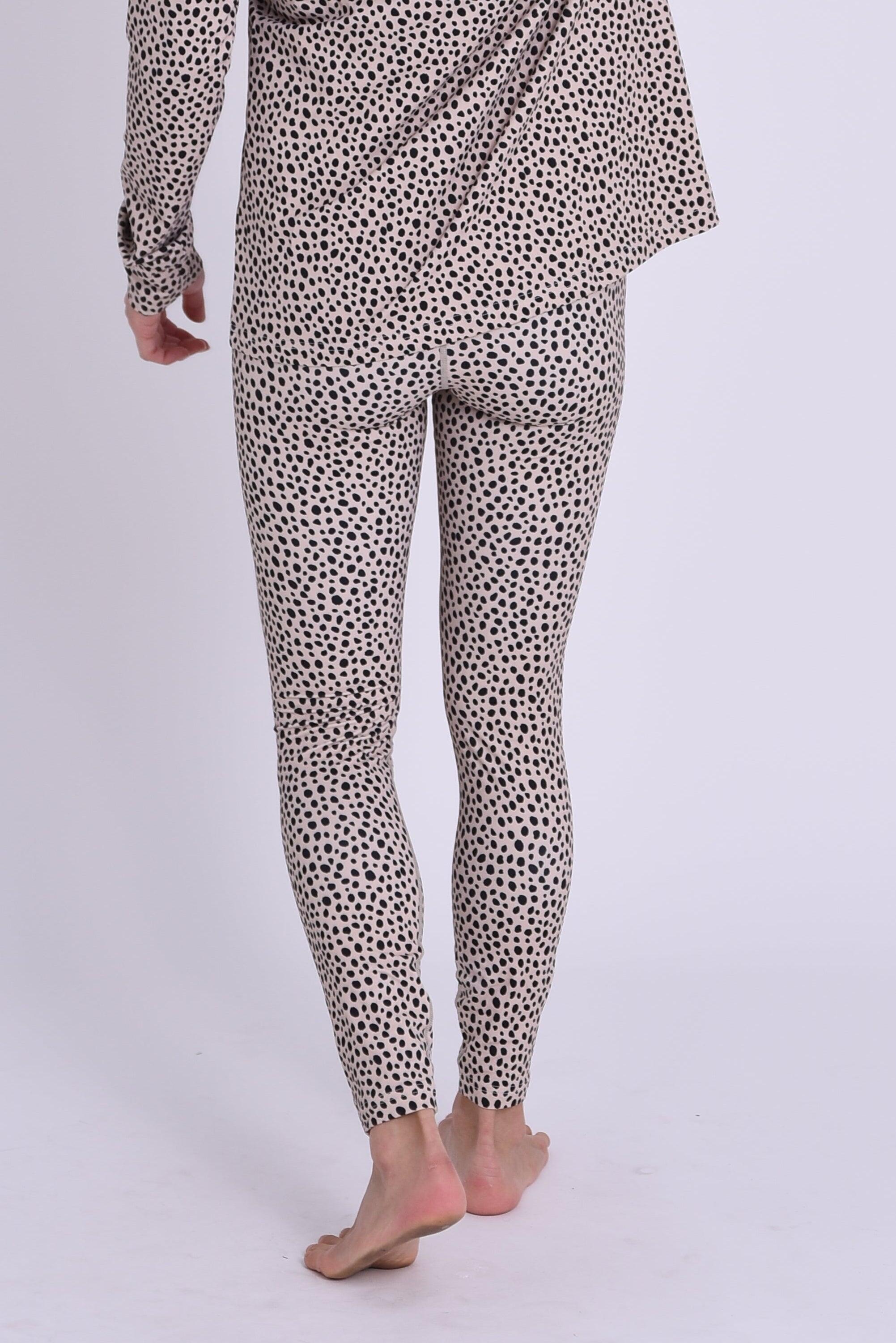 Dames Ski Functionele Legging Thermisch Cheetah 2/5