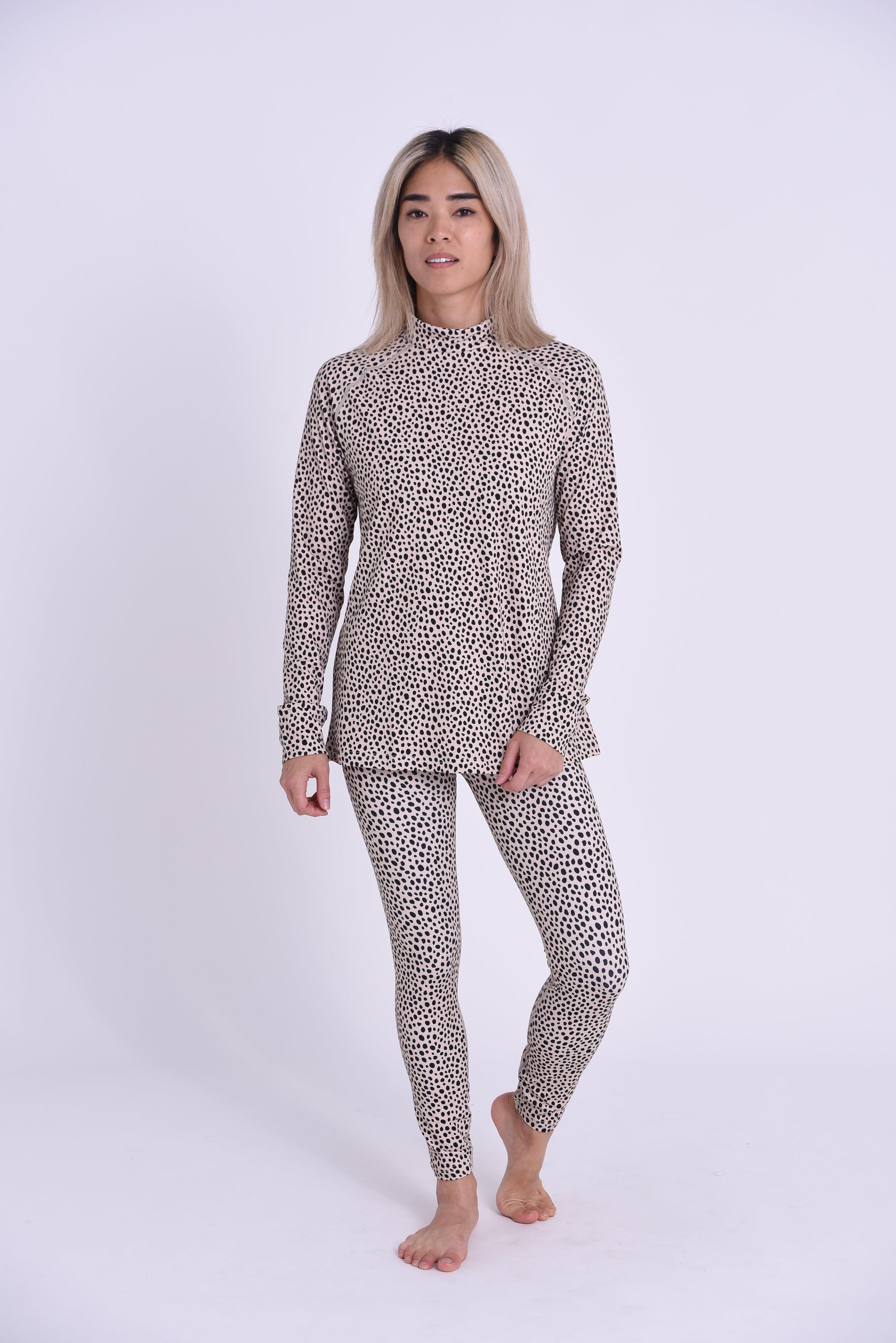Dames Ski Functionele Legging Thermisch Cheetah 4/5