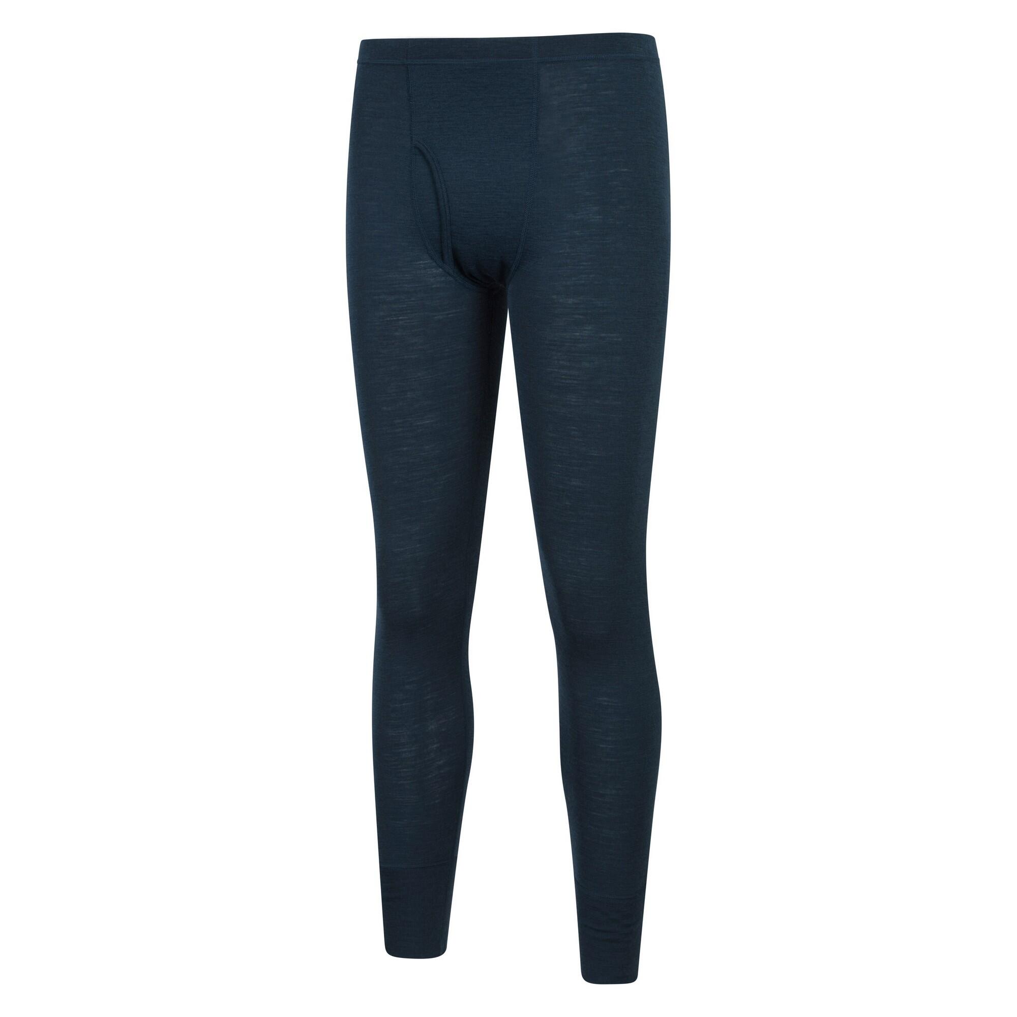 Leggins Termici Uomo Mountain Warehouse Merino II Petrolio 3/4