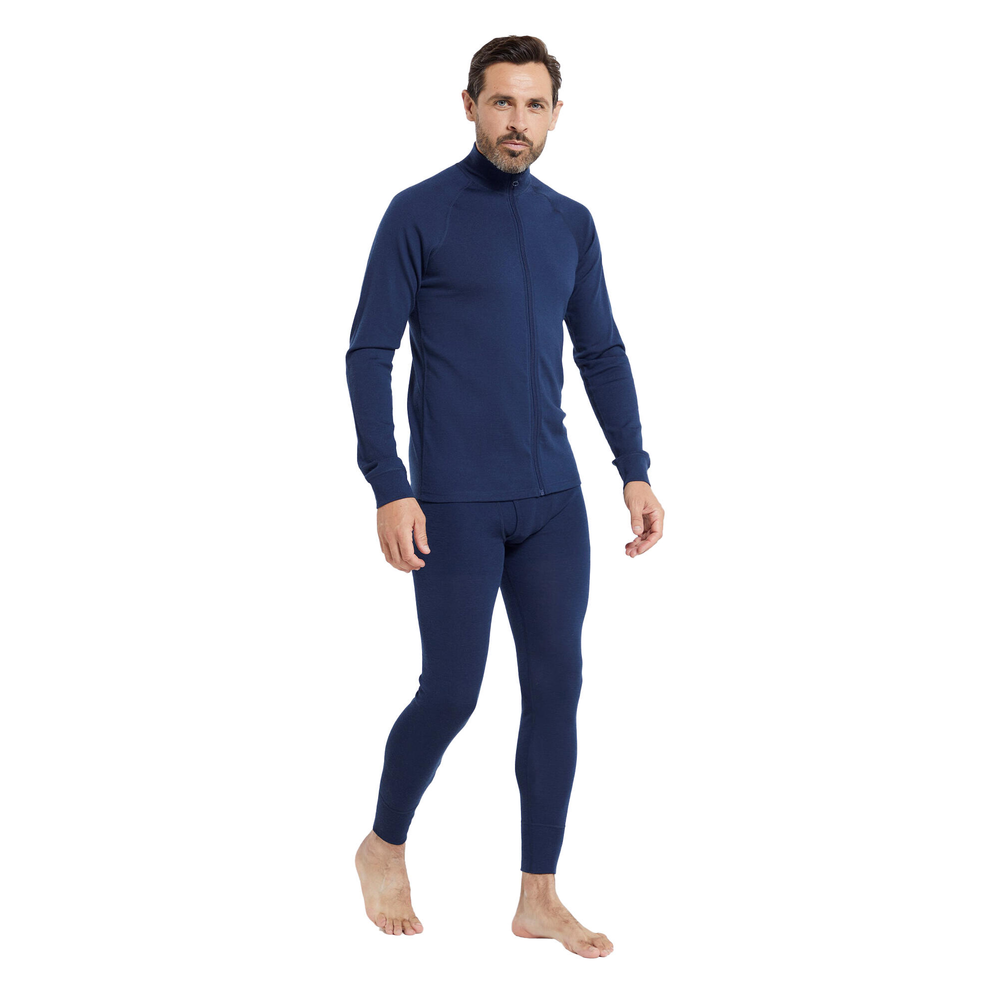 Leggins Termici Uomo Mountain Warehouse Merino II Blu Navy 6/6
