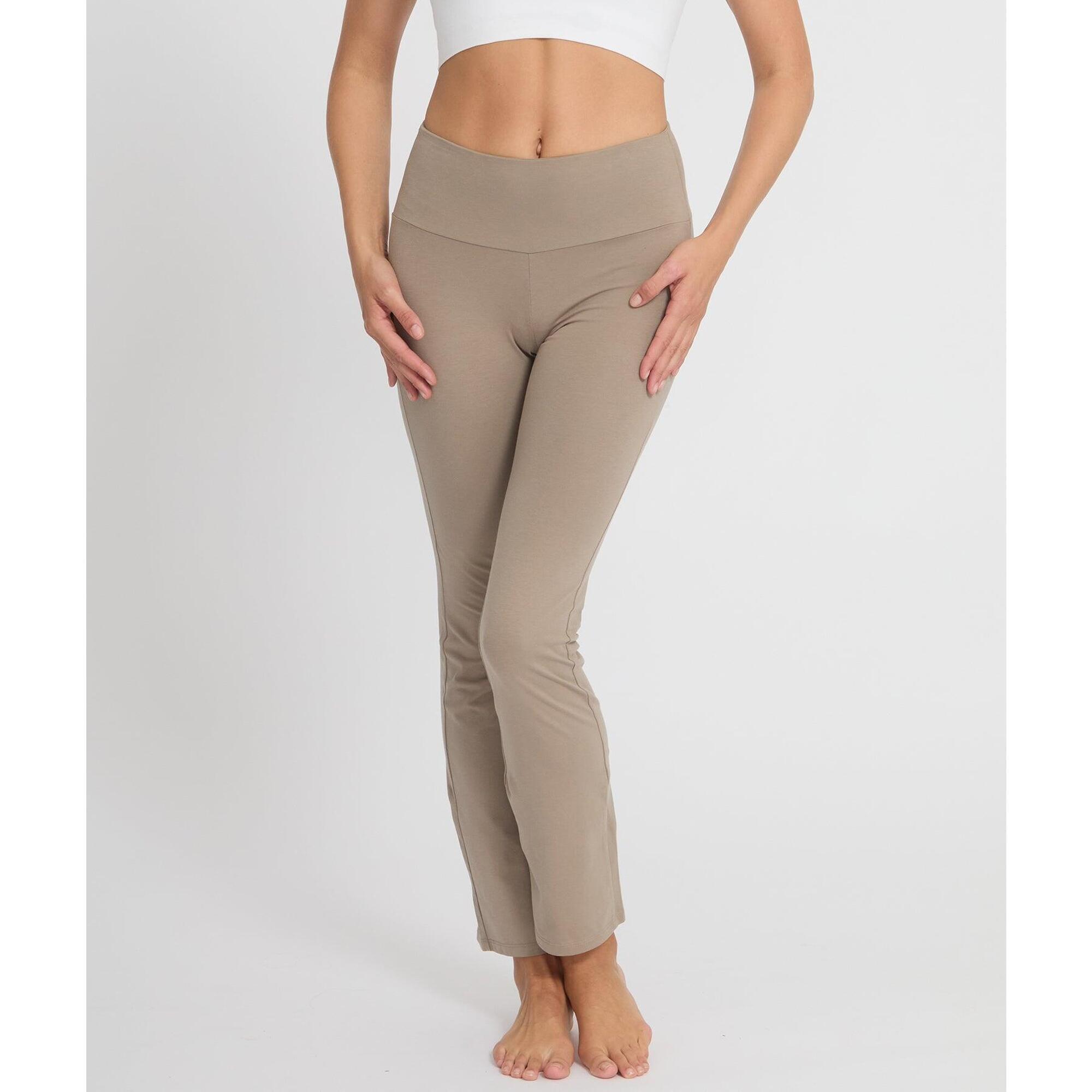 Yoga Searcher - Jazz - Pantalon Flare De Yoga - Legging - Beige - Decathlon