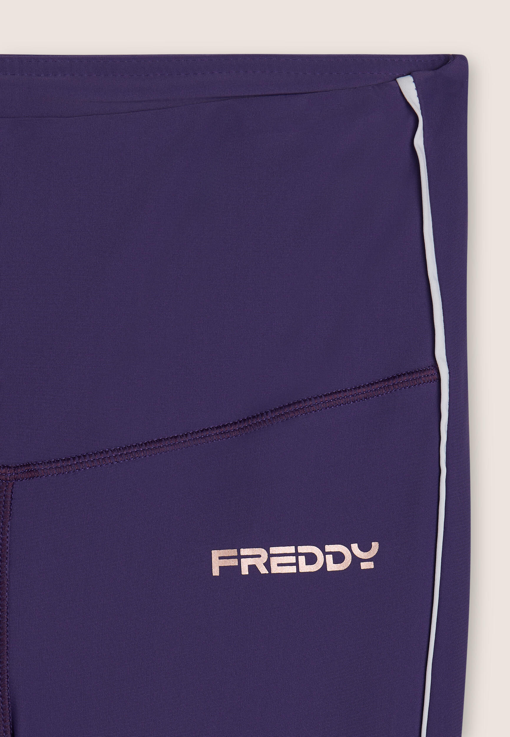 Leggings 7/8 con profili a contrasto e tasca laterale 3/3