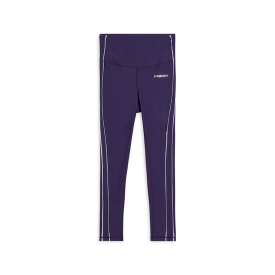 Leggings 7/8 con profili a contrasto e tasca laterale