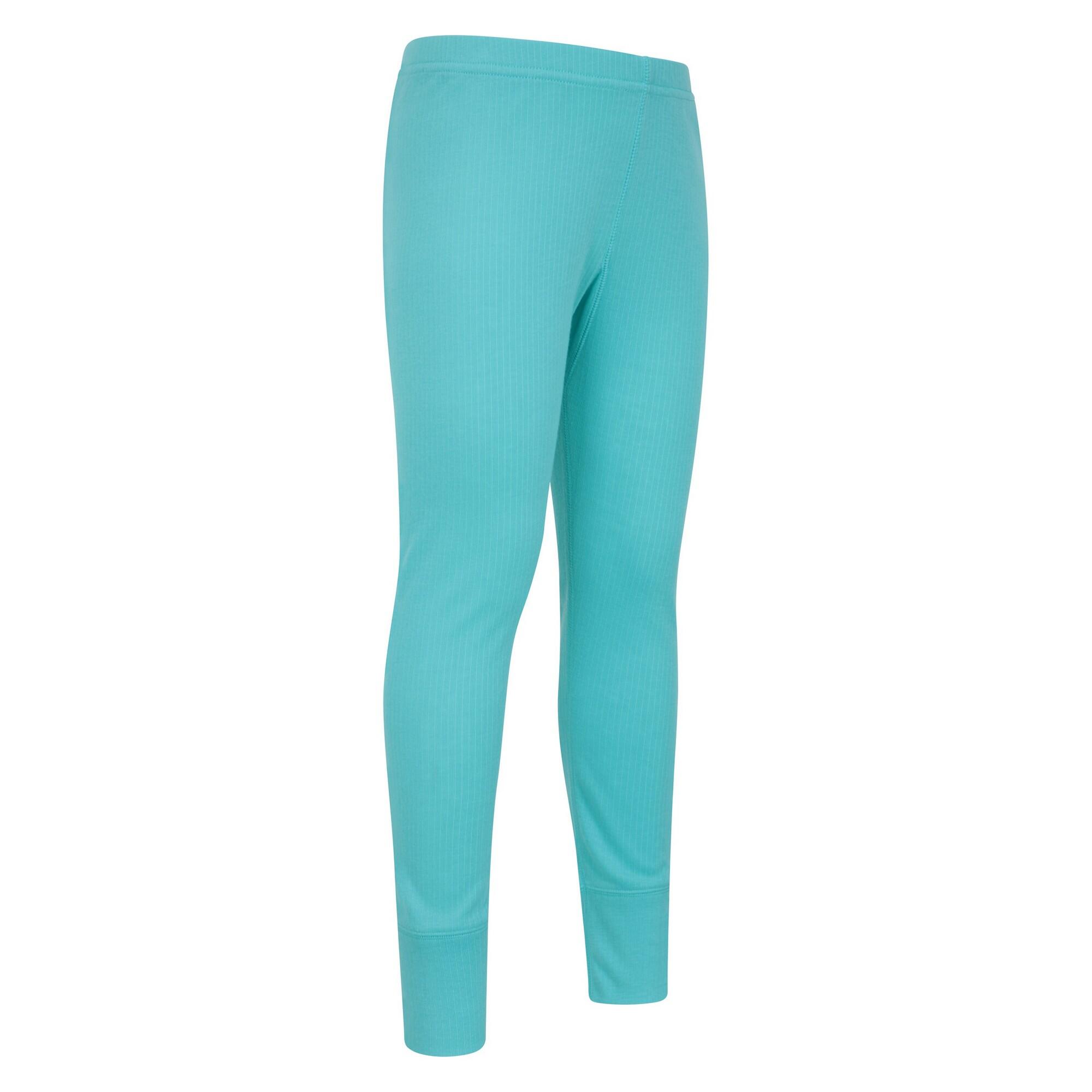 Childrens/Kids Talus Thermal Bottoms (Teal) 3/4