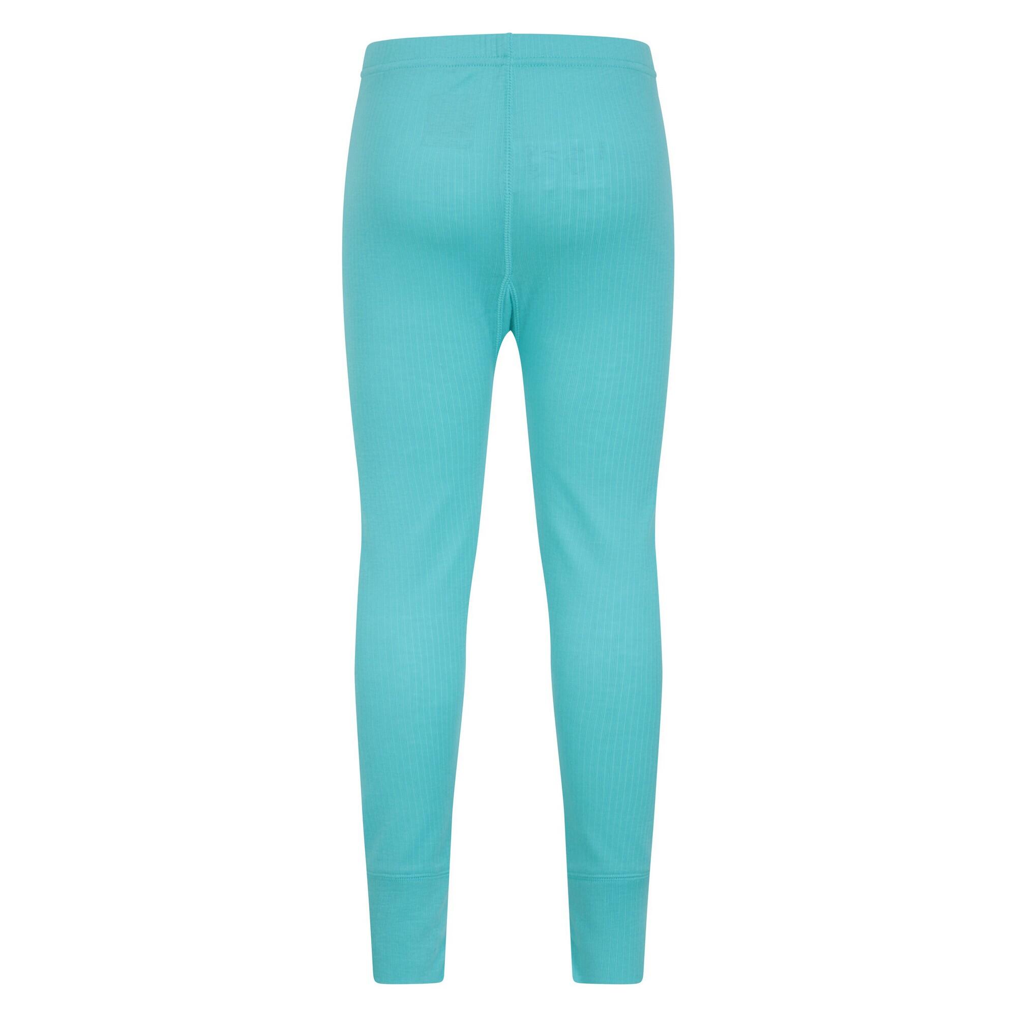 Childrens/Kids Talus Thermal Bottoms (Teal) 2/4