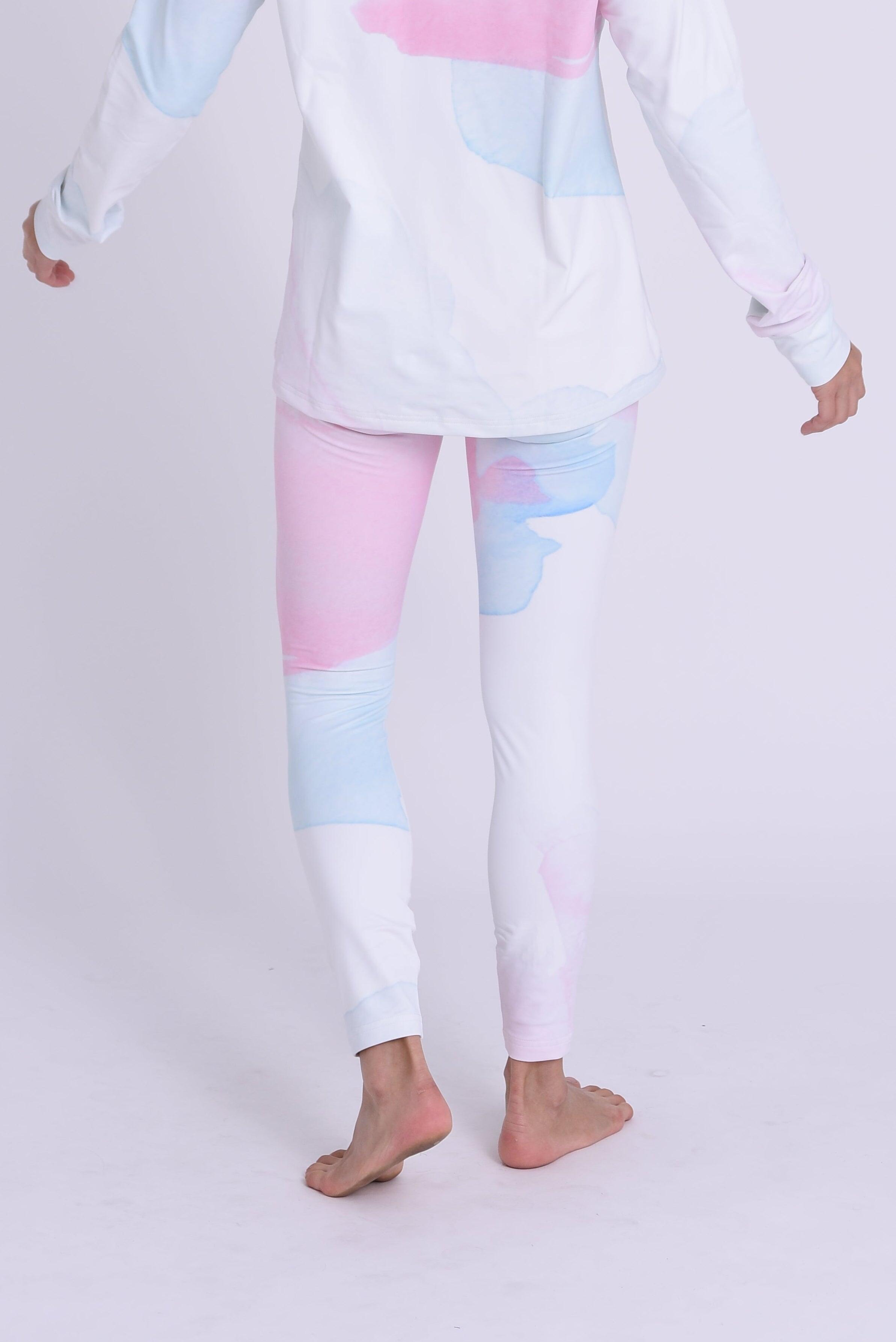 Dames Ski Functionele Legging Thermisch Watercolour 2/7