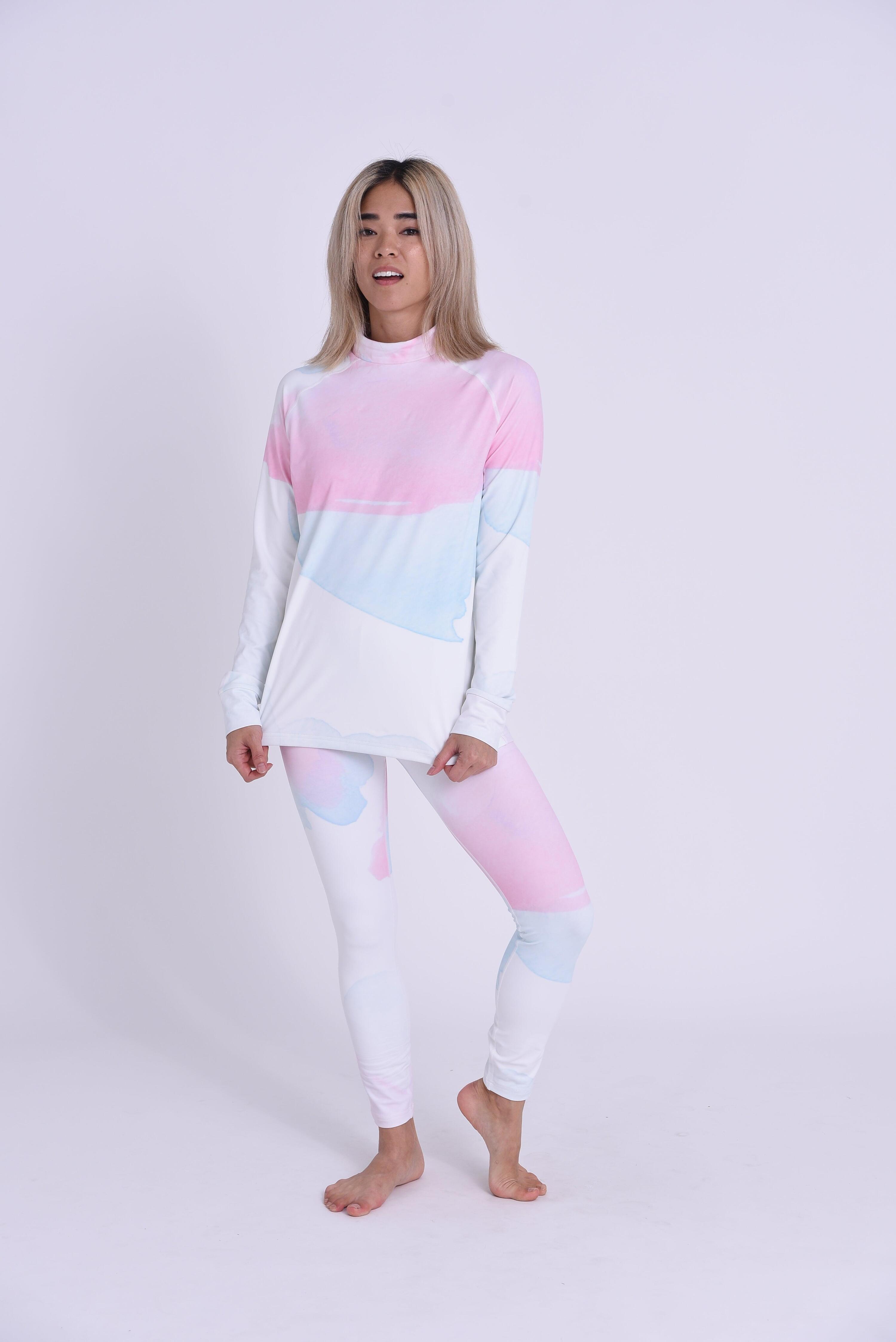 Dames Ski Functionele Legging Thermisch Watercolour 7/7