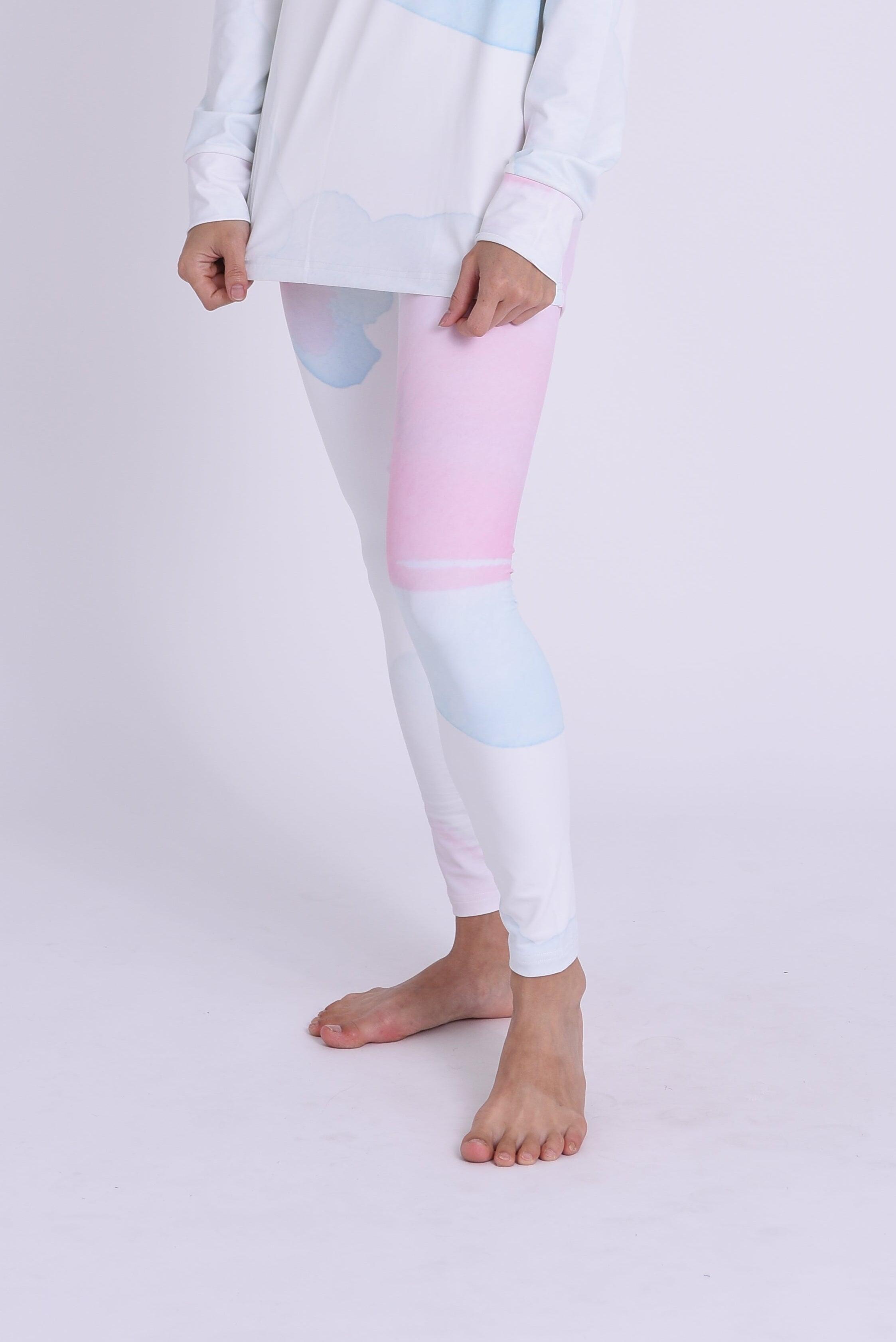 Dames Ski Functionele Legging Thermisch Watercolour 5/7