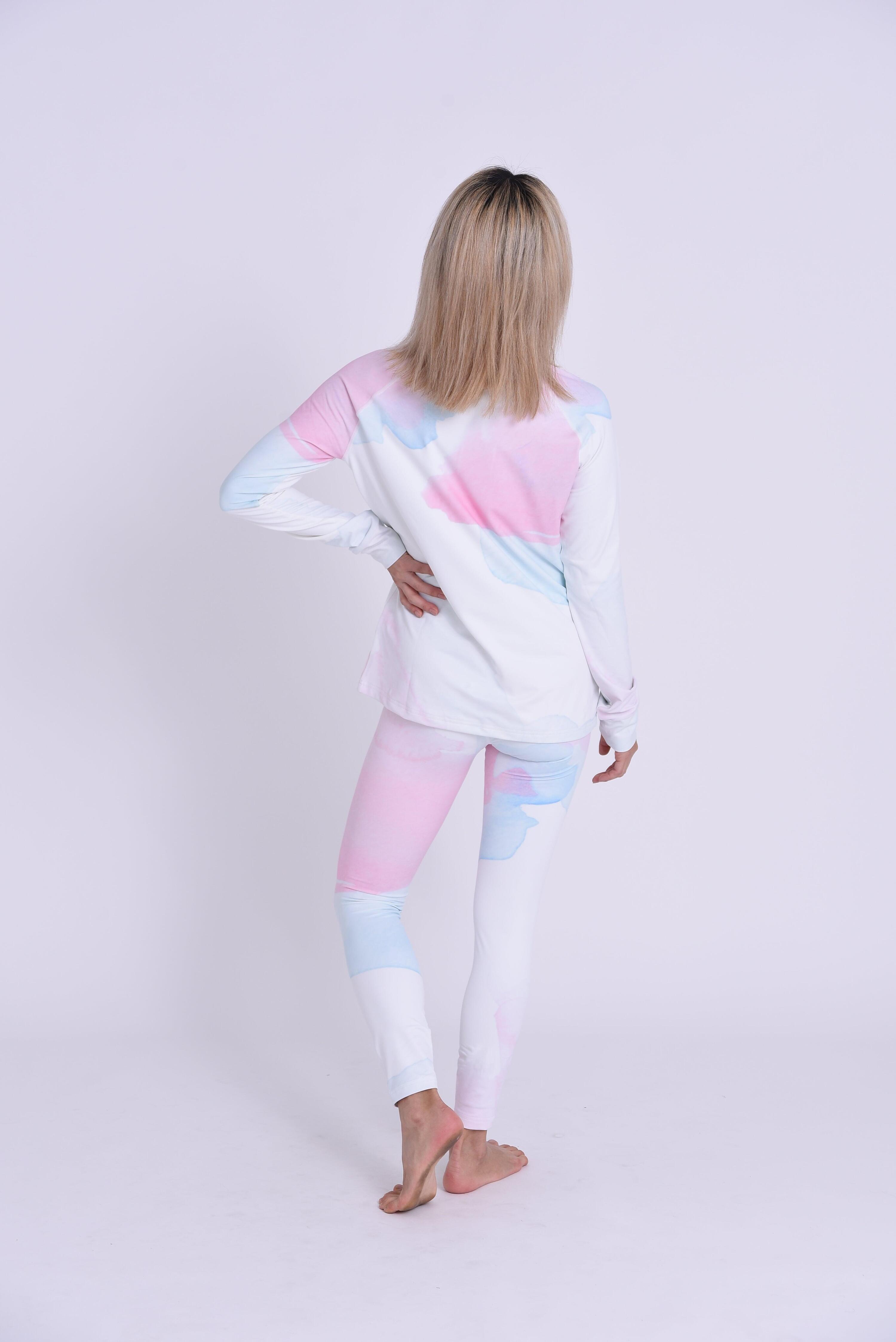 Dames Ski Functionele Legging Thermisch Watercolour 6/7