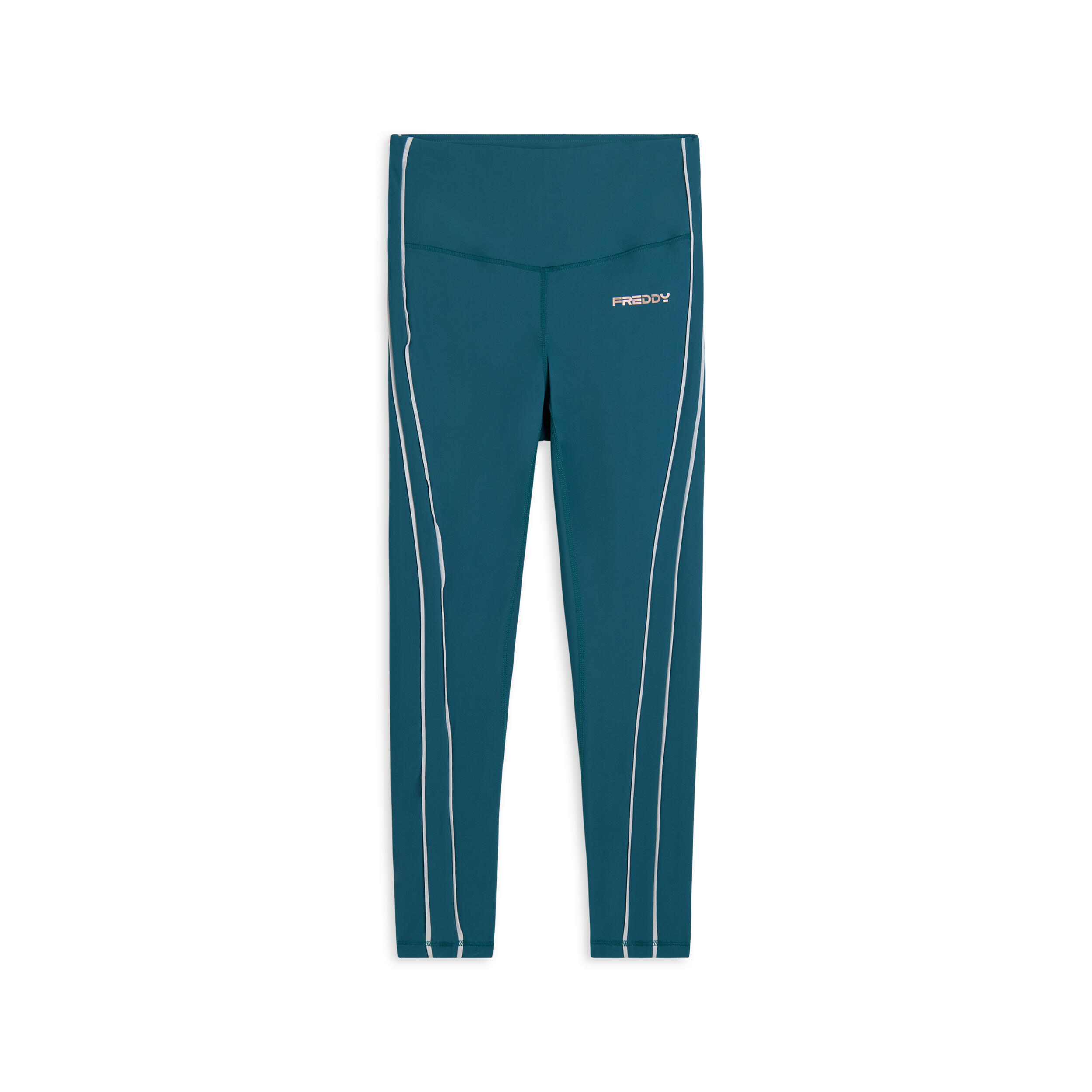 Freddy - Leggings 7/8 Avec Passepoils Contrastés Et Poche Latérale - Legging 7/8 - Bleu - Decathlon