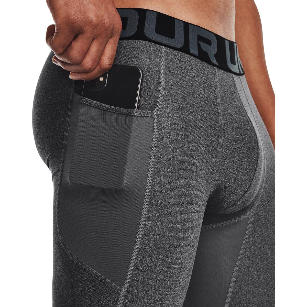 Curto Homem Under Armour Short Compression Heatgear Cinzento 5/6