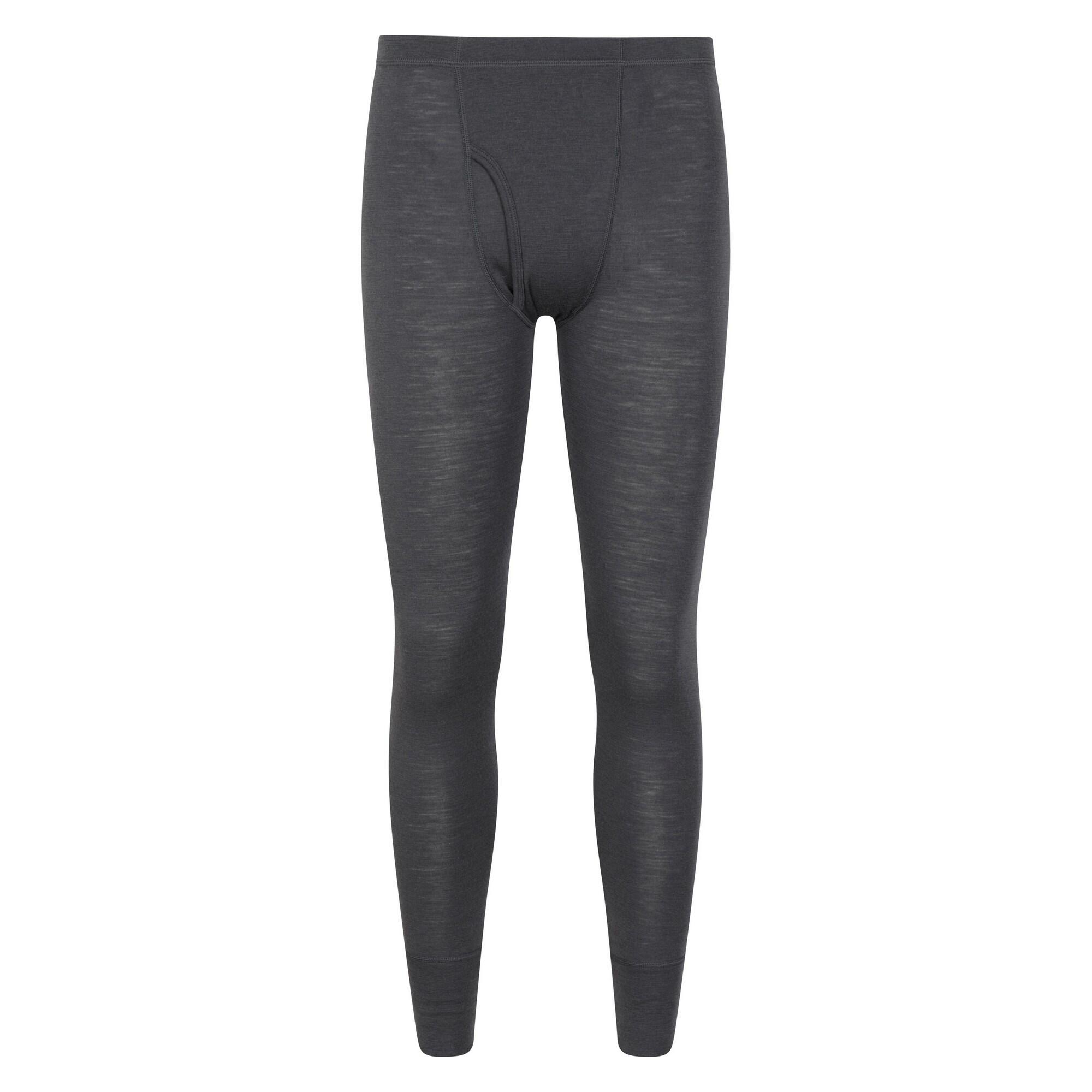 MOUNTAIN WAREHOUSE Mens Merino II Thermal Bottoms (Dark Grey)