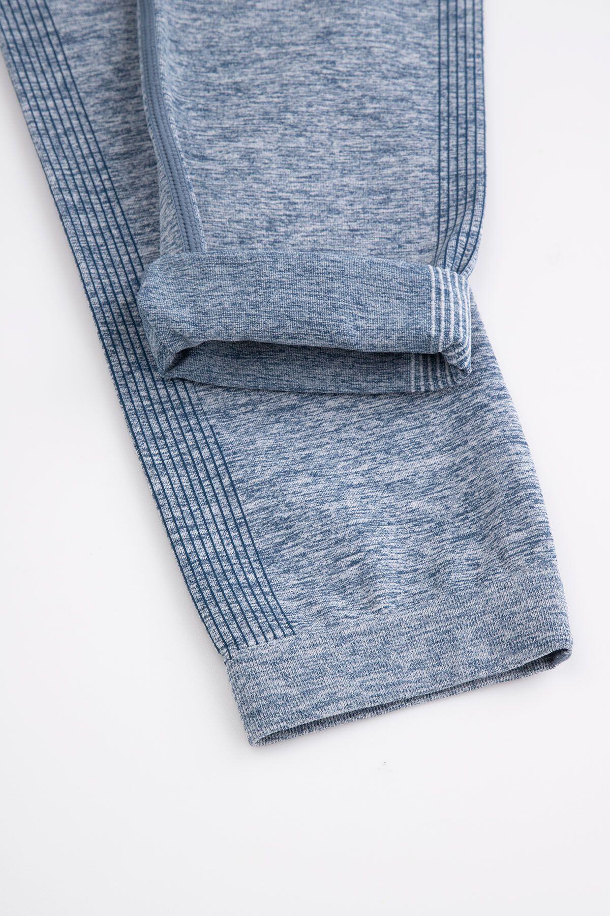 Thermische skileggings voor kinderen ZL5 blauw 4/4