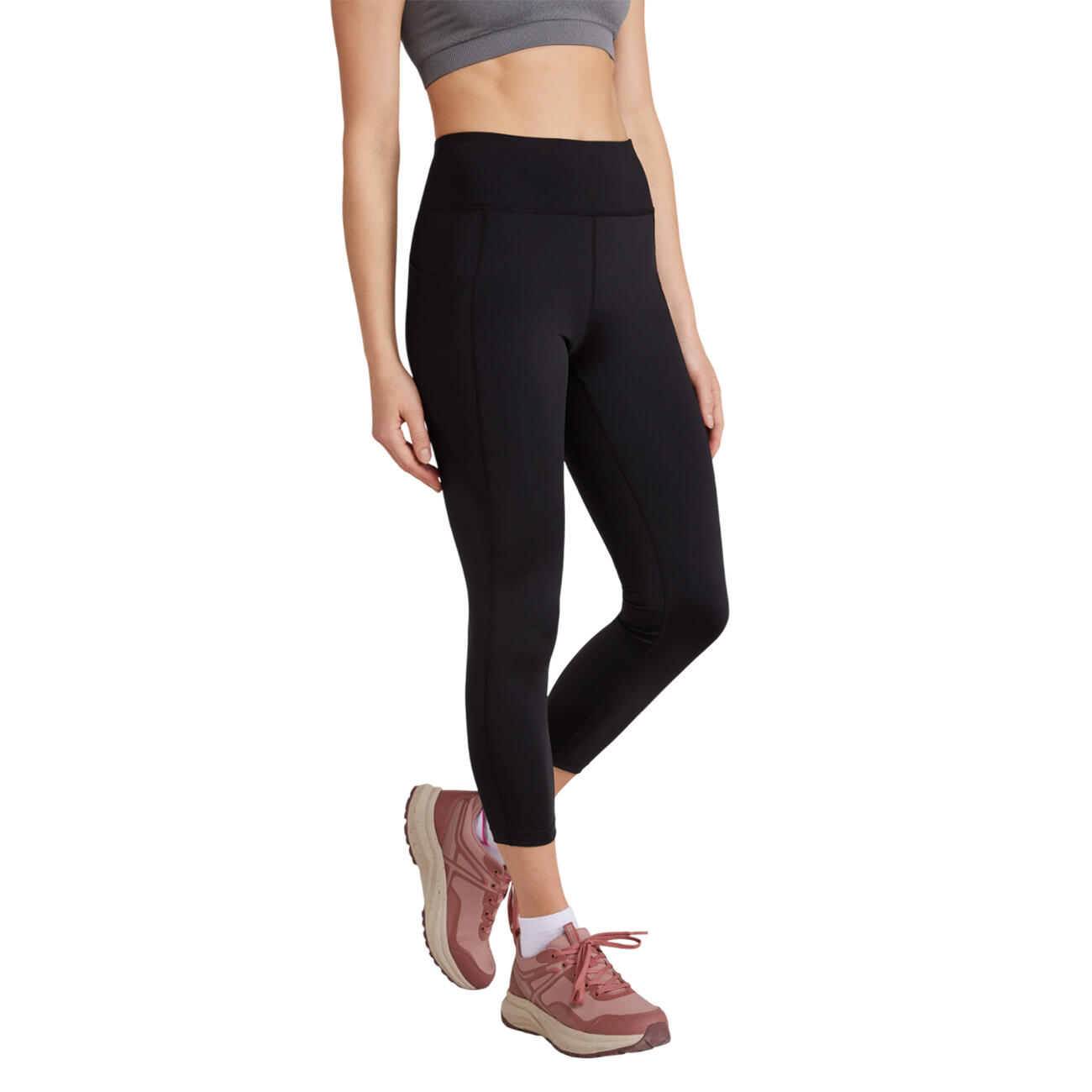 MOUNTAIN WAREHOUSE Womens/Ladies Blackout High Waist 7/8 Leggings (Black)