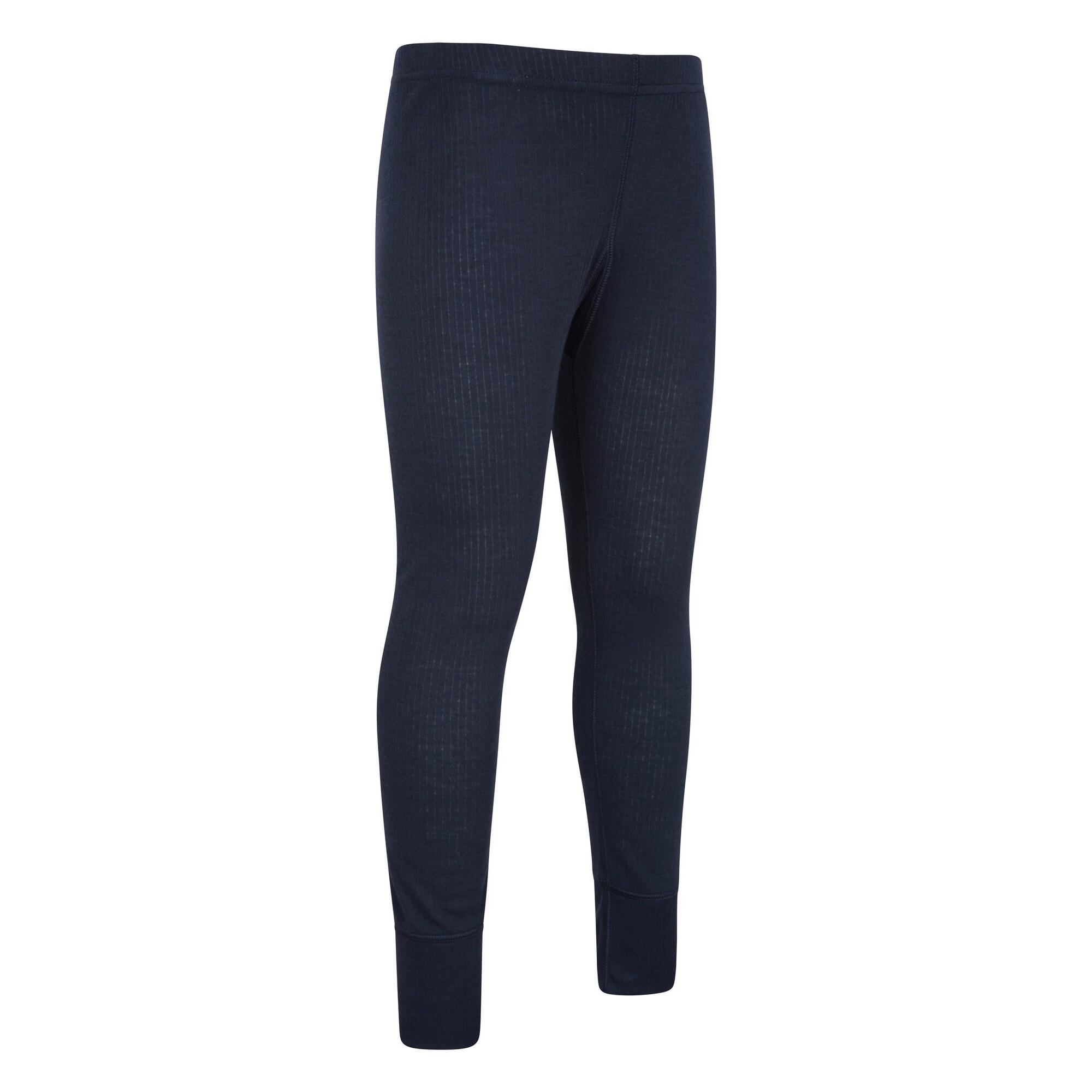 Leggins Termici Bambini Mountain Warehouse Talus Blu Navy 3/4