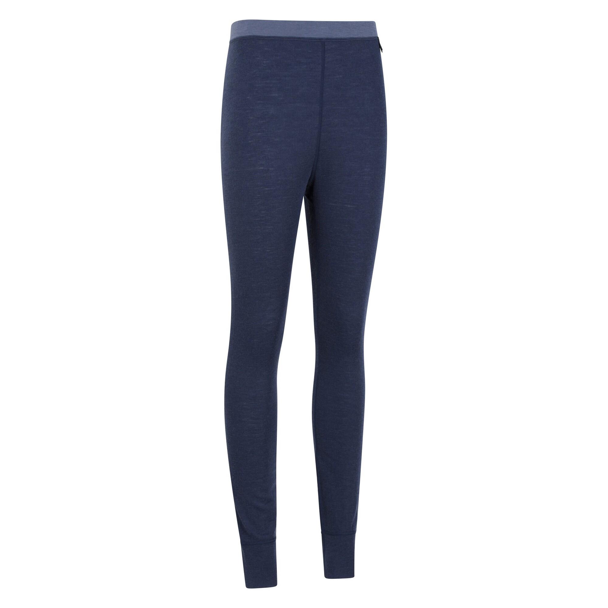 Womens/Ladies Merino II Thermal Bottoms (Navy) 3/4