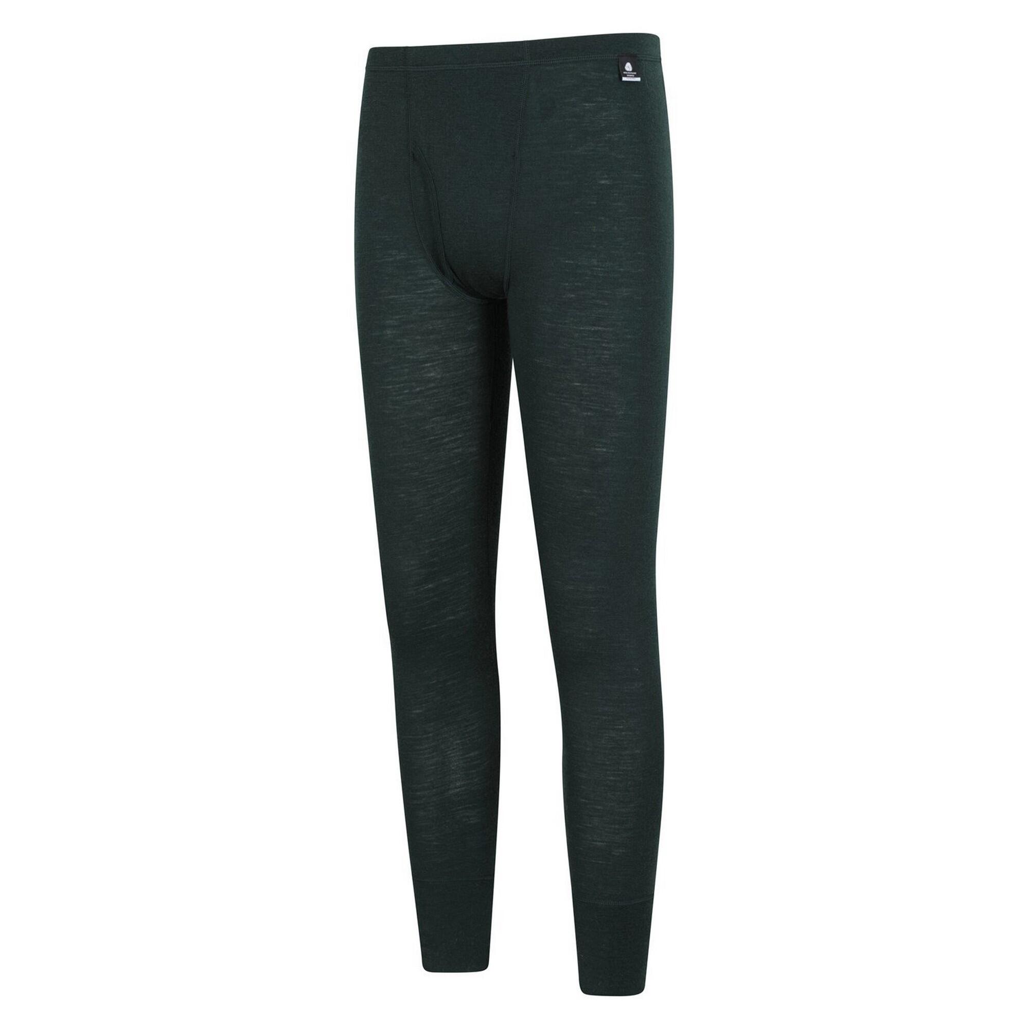 Leggins Termici Uomo Mountain Warehouse Merino II Verde 3/4