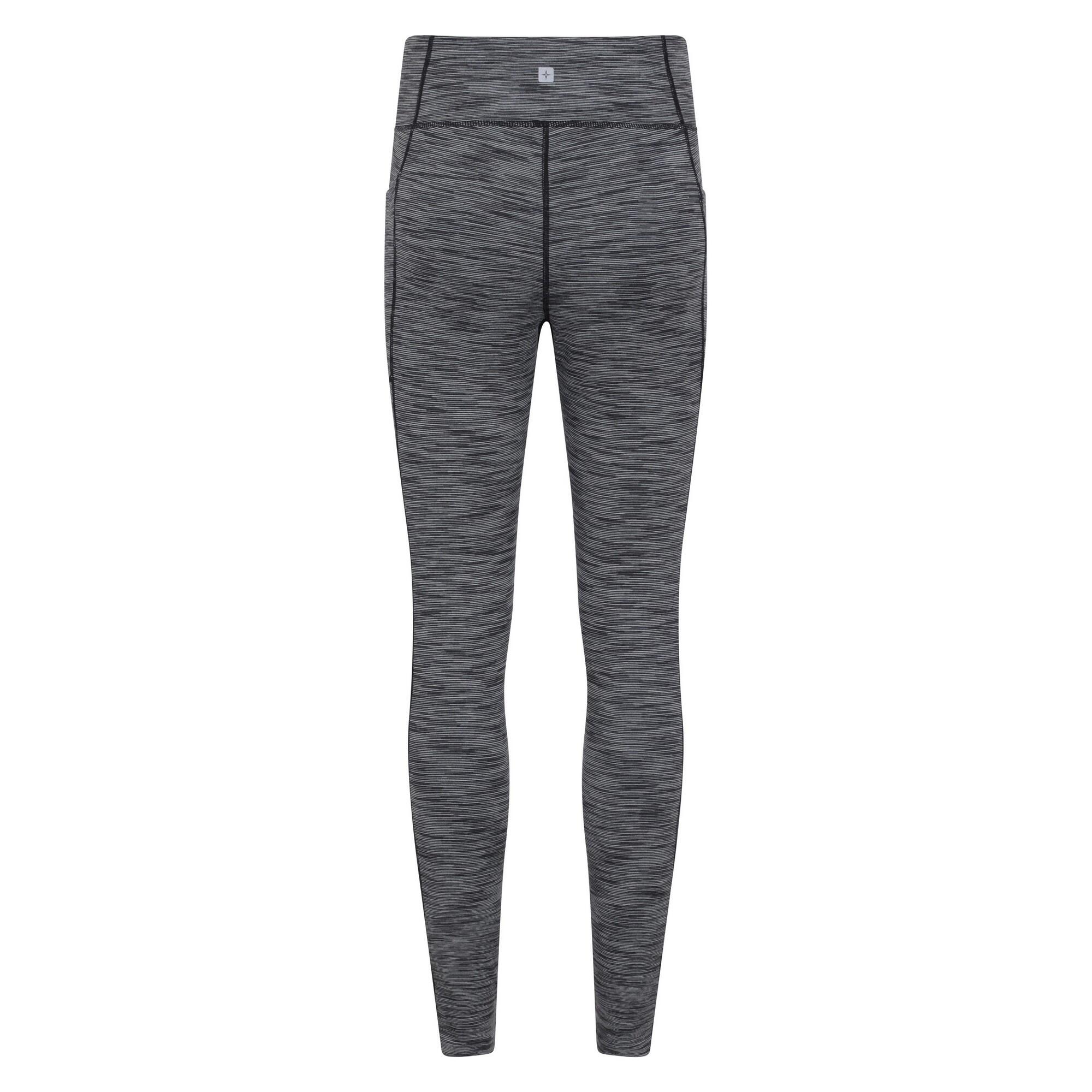 Womens/Ladies Breathe & Balance High Waist Leggings (Black) 3/4