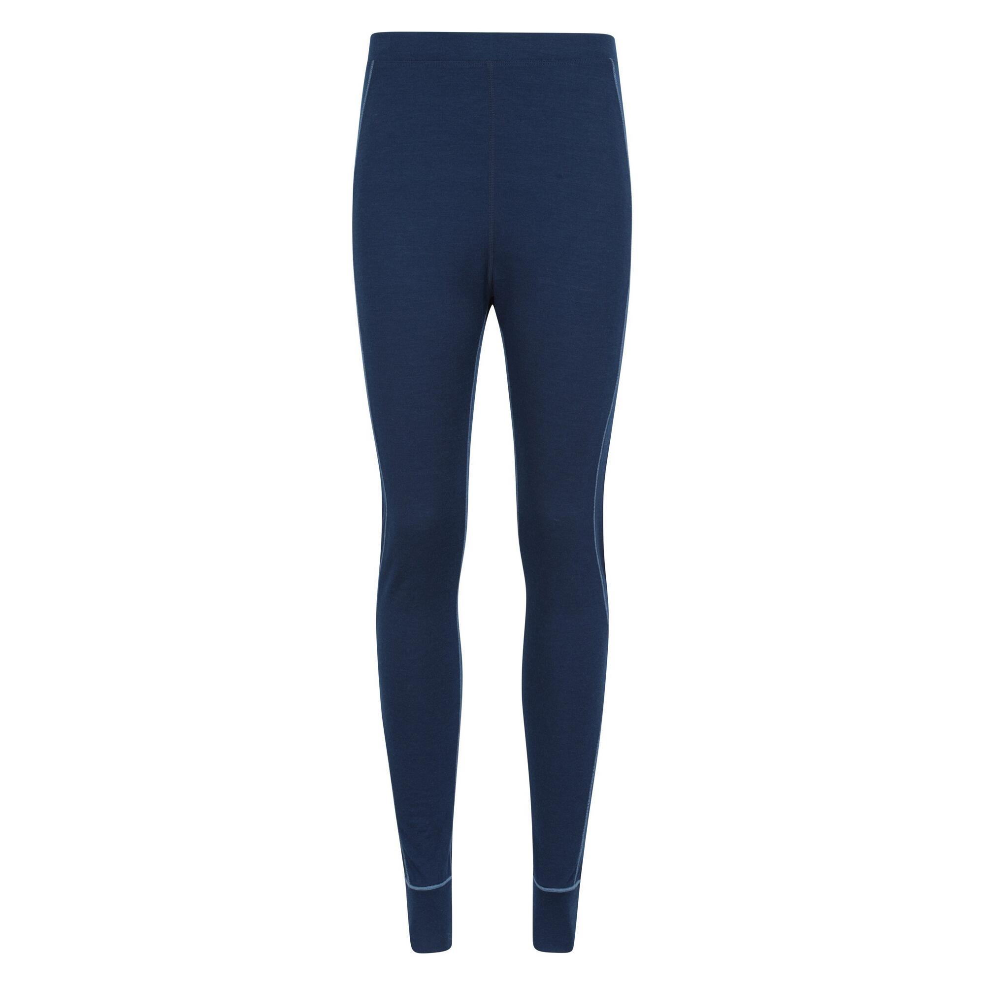 MOUNTAIN WAREHOUSE Womens/Ladies Asgard Merino Wool Thermal Base Layer Leggings (Navy)