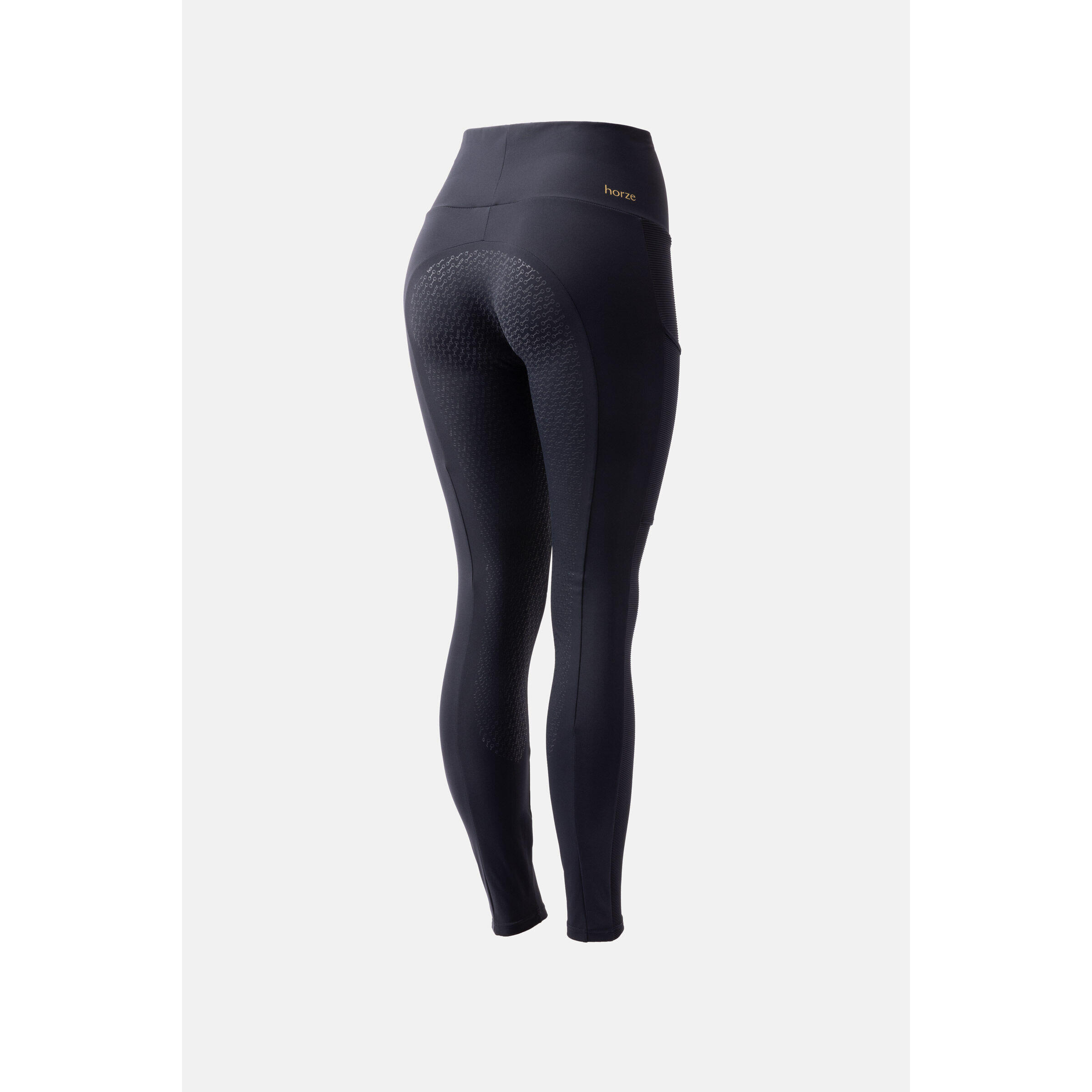 Leggings abbigliamento funzionale da equitazione full grip per donna Horze Mathi 2/7
