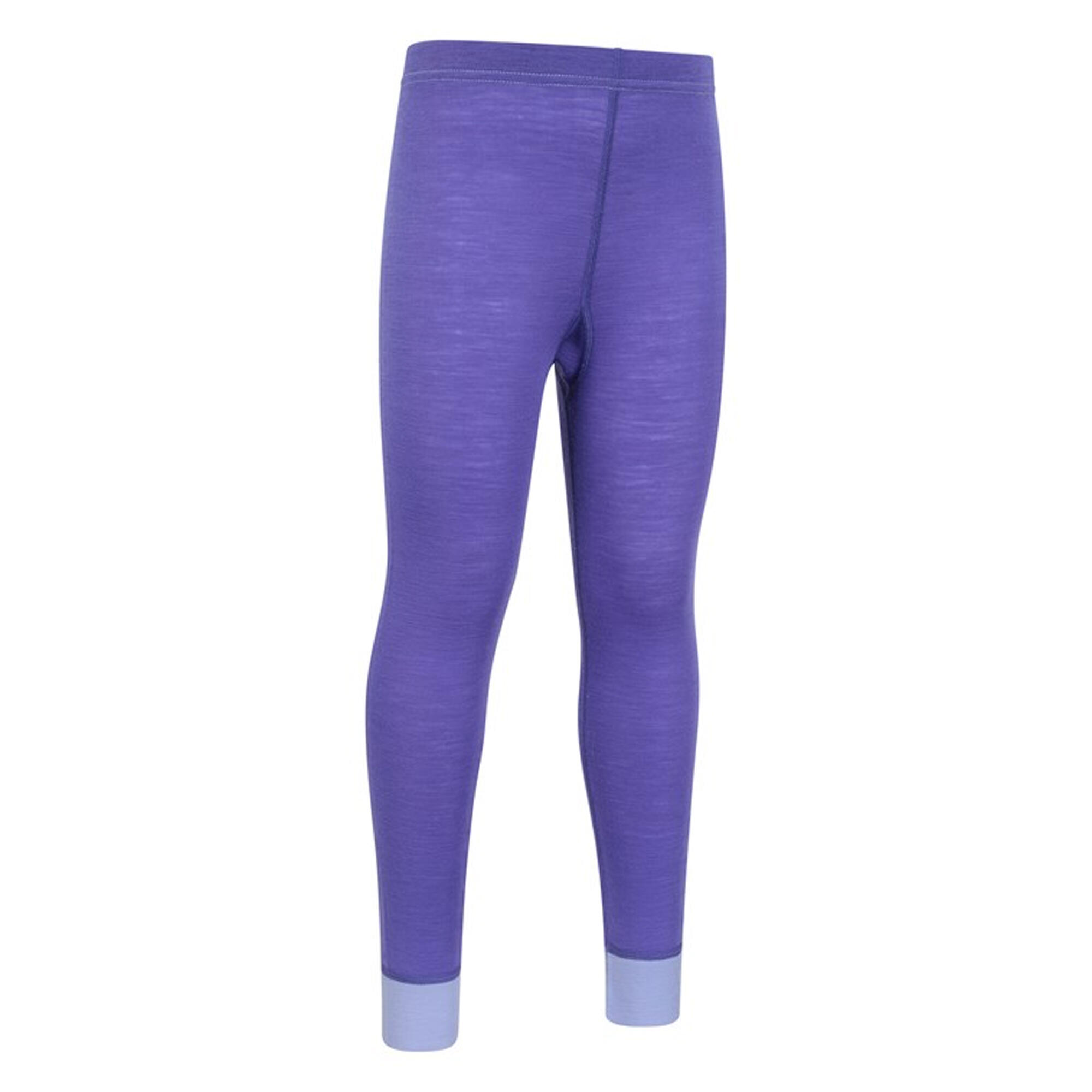 "II" Baselayerhose für Kinder Violett 3/4