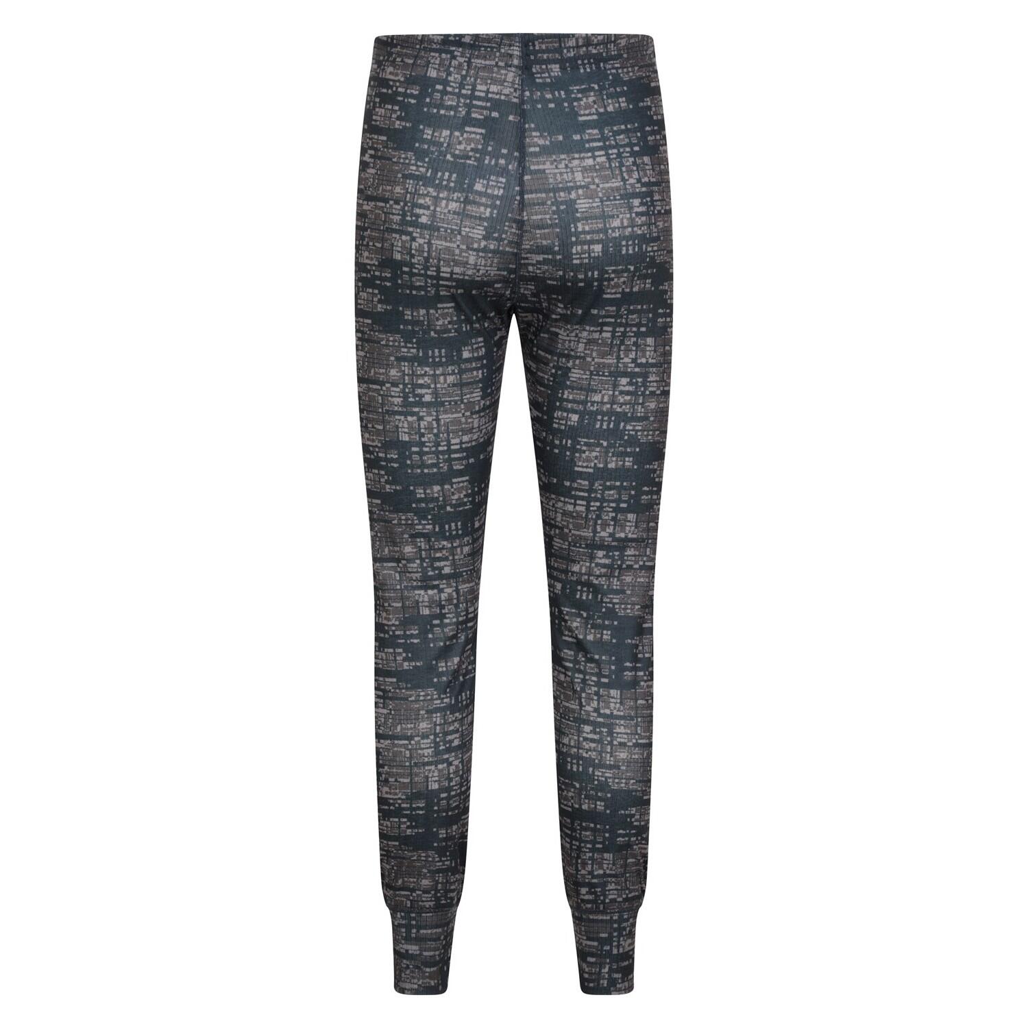 Leggins Termici Stampa Del Trattino Uomo Mountain Warehouse Talus Nero 2/4