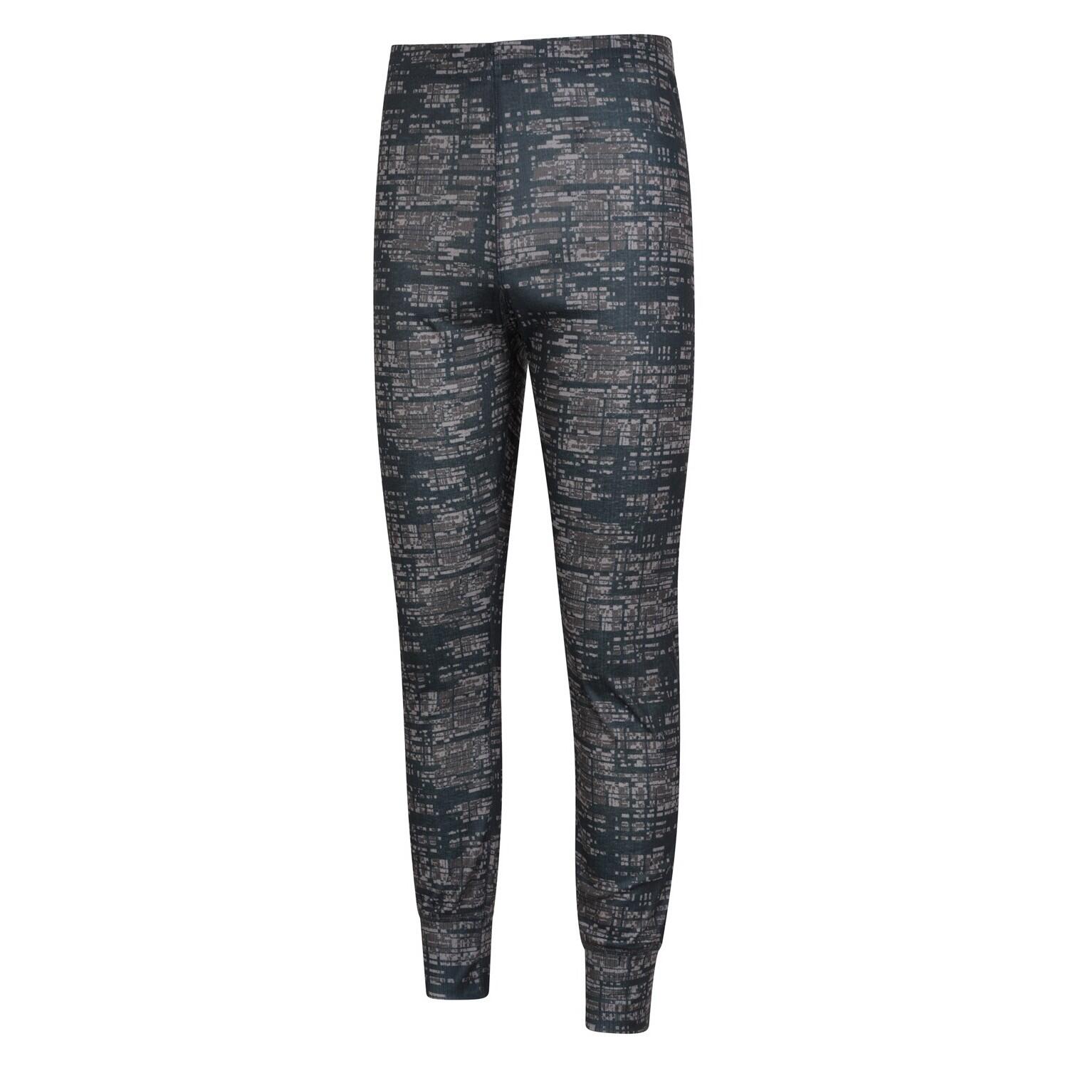 Leggins Termici Stampa Del Trattino Uomo Mountain Warehouse Talus Nero 4/4