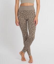 BIDAIA - Legging jacquard léopard