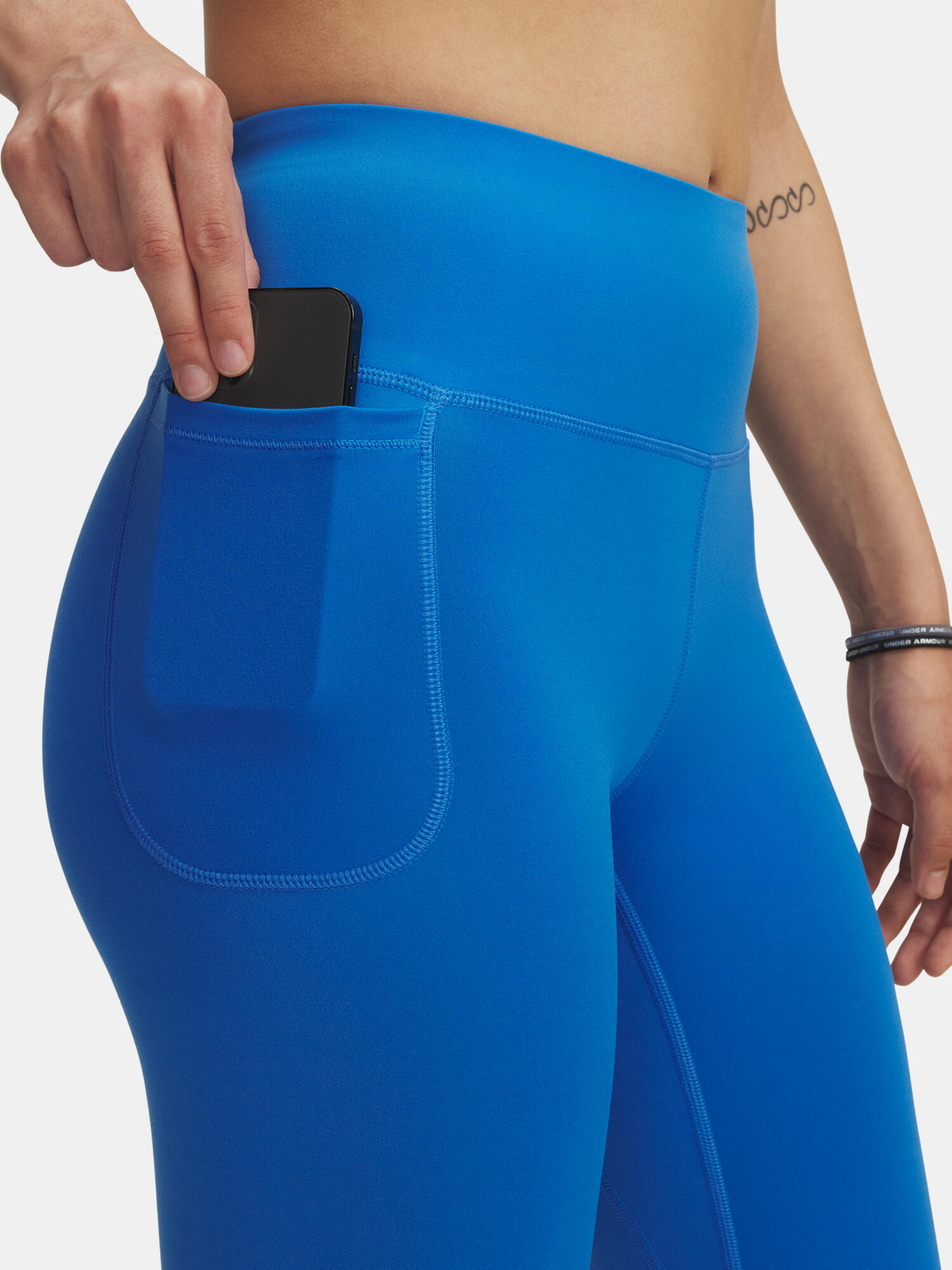 Leggings Under armour modèle 1388649-402 pour femmes 3/4