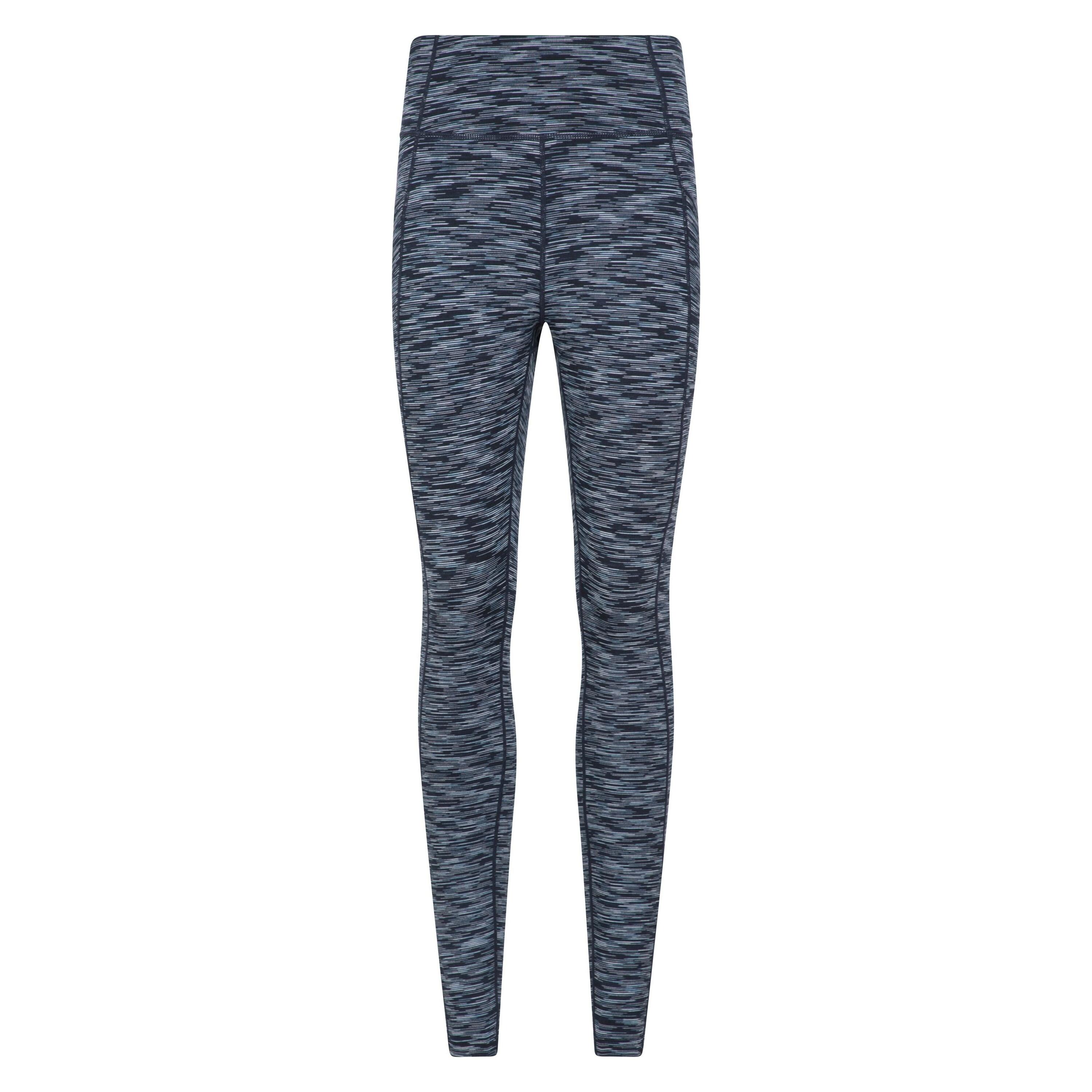 MOUNTAIN WAREHOUSE Pantacollant Vita Alta Donna Mountain Warehouse Breathe & Balance Blu Scuro