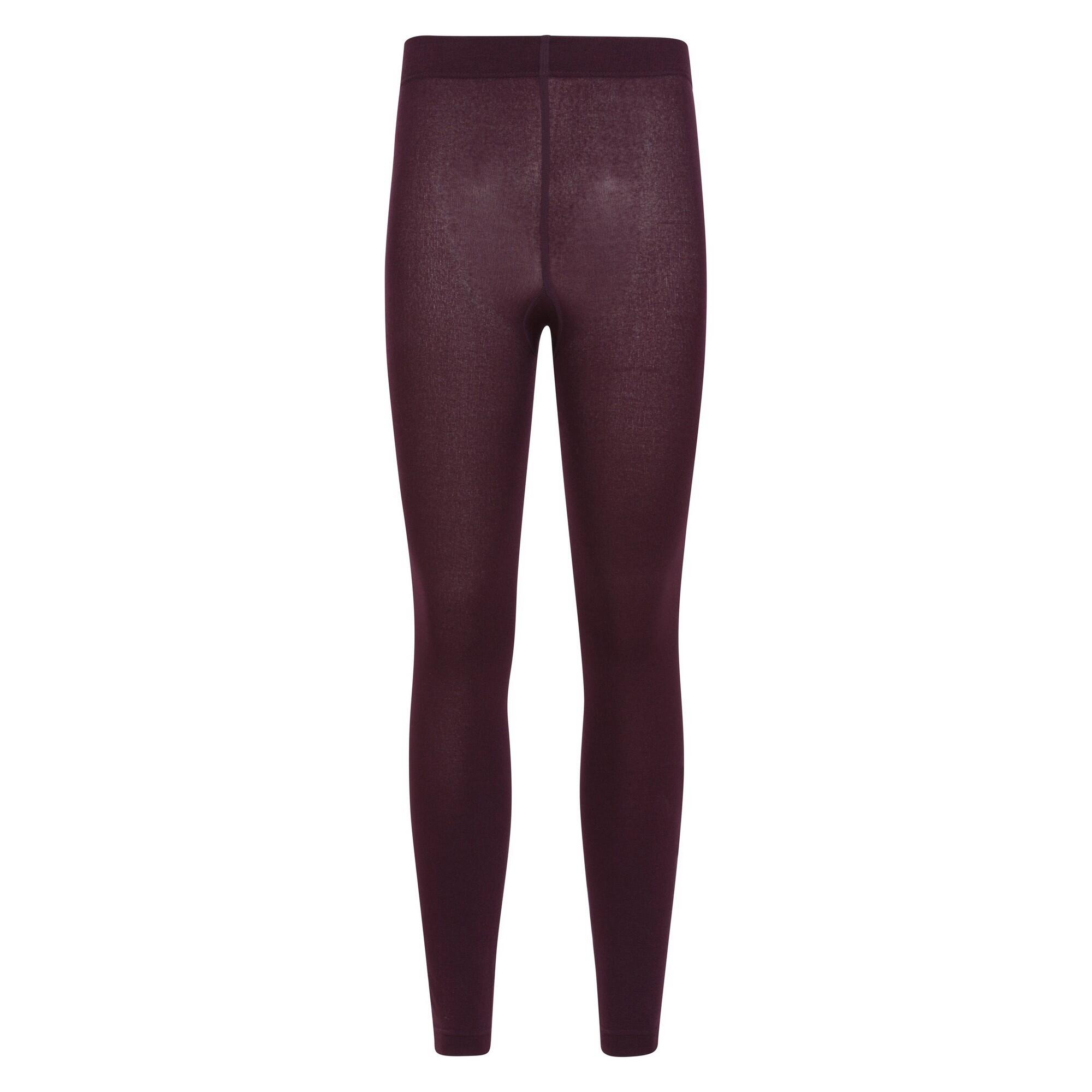 MOUNTAIN WAREHOUSE Womens/Ladies Brushed Isotherm Leggings (Burgundy)