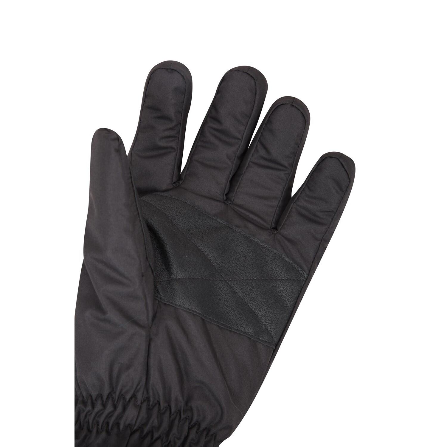 Mens Ski Gloves (Black) 2/4