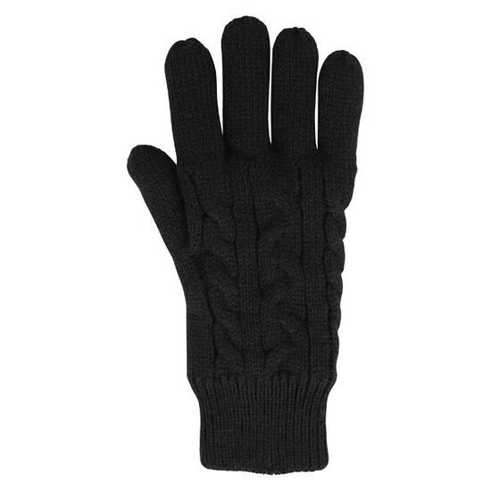 Handschuhe, Plüsch Isotherm Damen Schwarz
