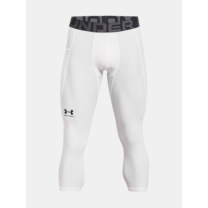 Colanți Fitness bărbați Hg Armour 3/4, Alb