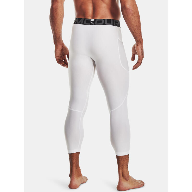 Colanți Fitness bărbați Hg Armour 3/4, Alb