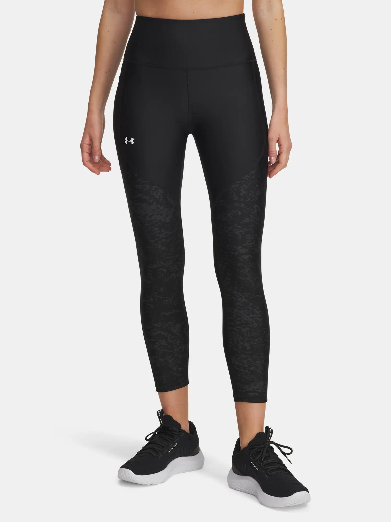 Női Under Armour Tech Print Panel Ankle Leg-BLK leggings 1/4