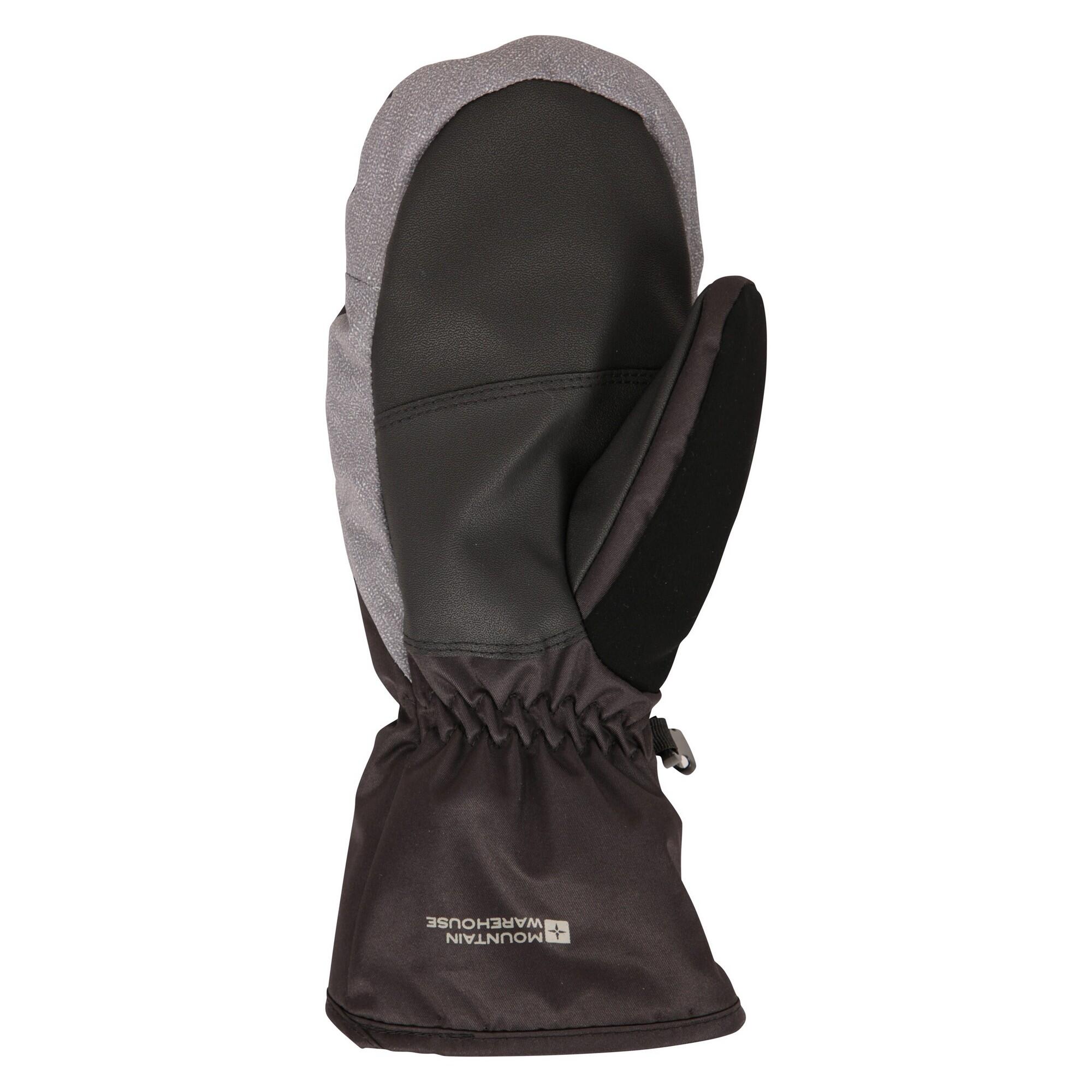 Uomo Impermeabile Manopole Da Sci Mountain Warehouse Pinnacle Extreme Grigio 2/3