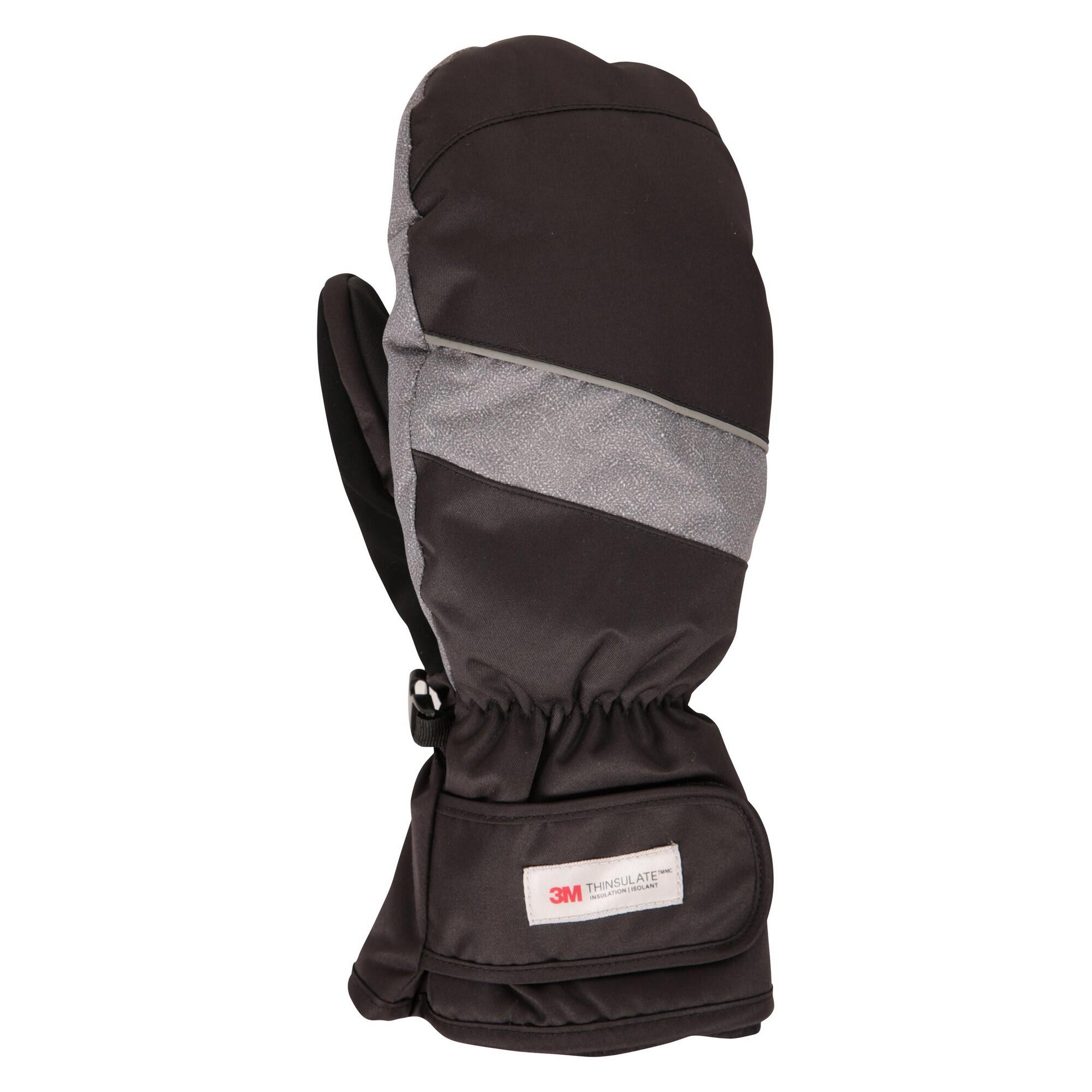 MOUNTAIN WAREHOUSE Mens Pinnacle Extreme Waterproof Ski Mittens (Grey)
