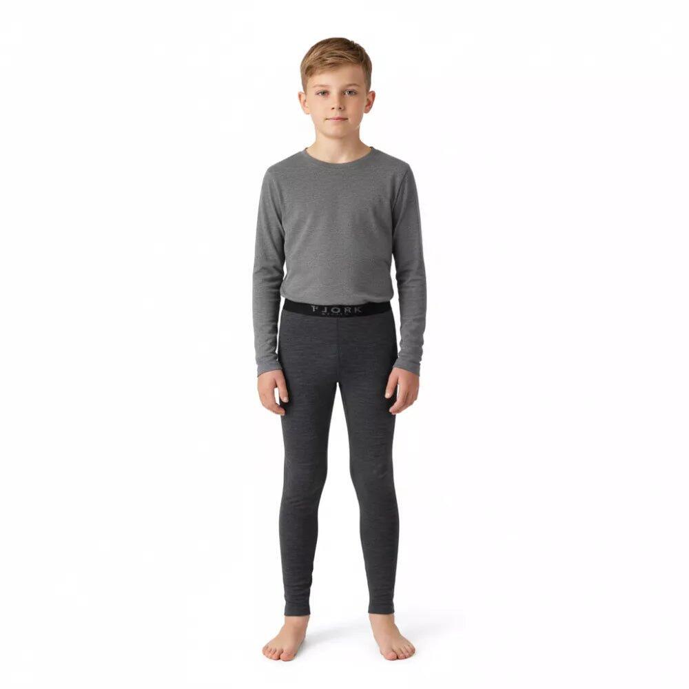 FJORK MERINO Leggings per bambini in lana merino 210