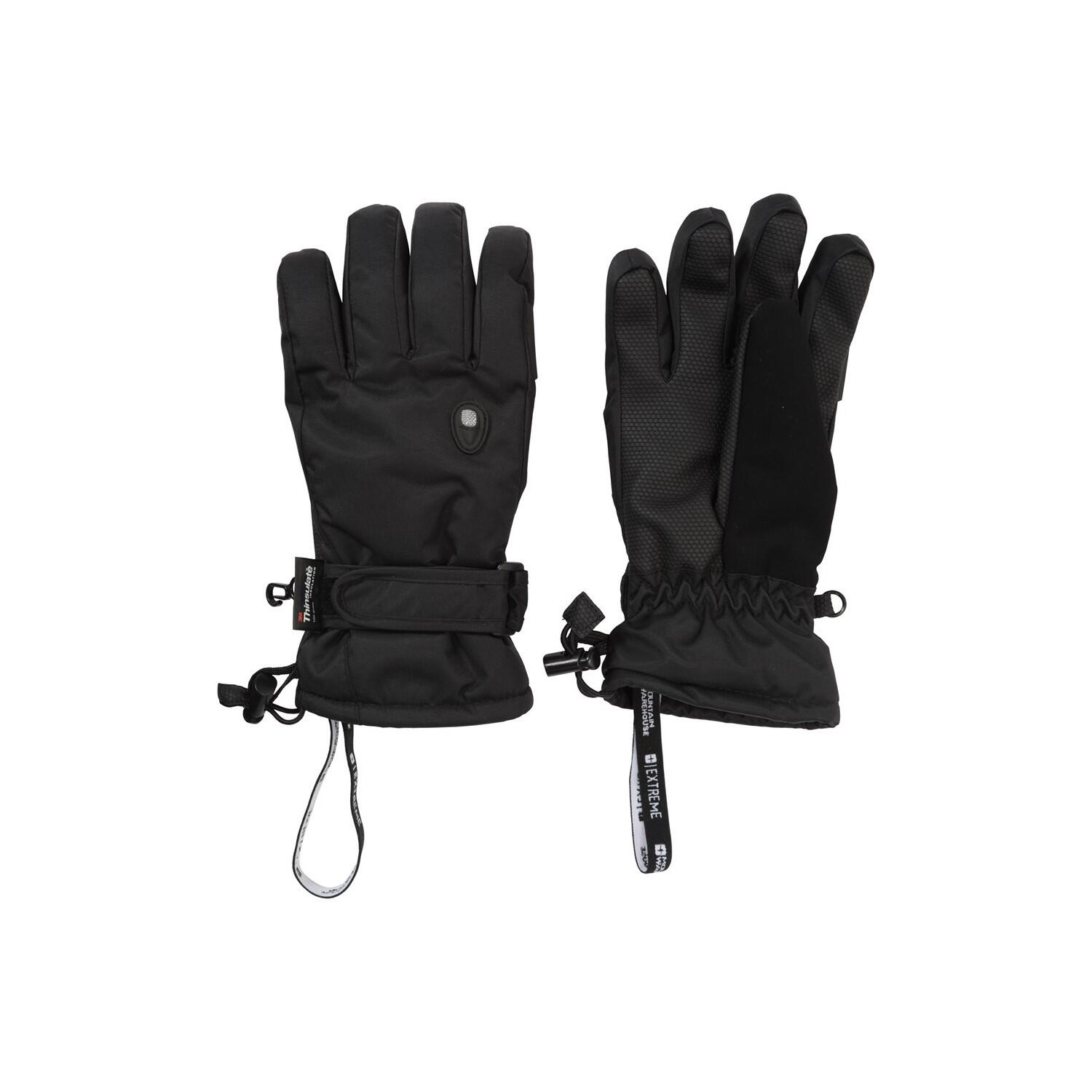 Donna Impermeabile Guanti Da Sci Mountain Warehouse Extreme Nero 3/4