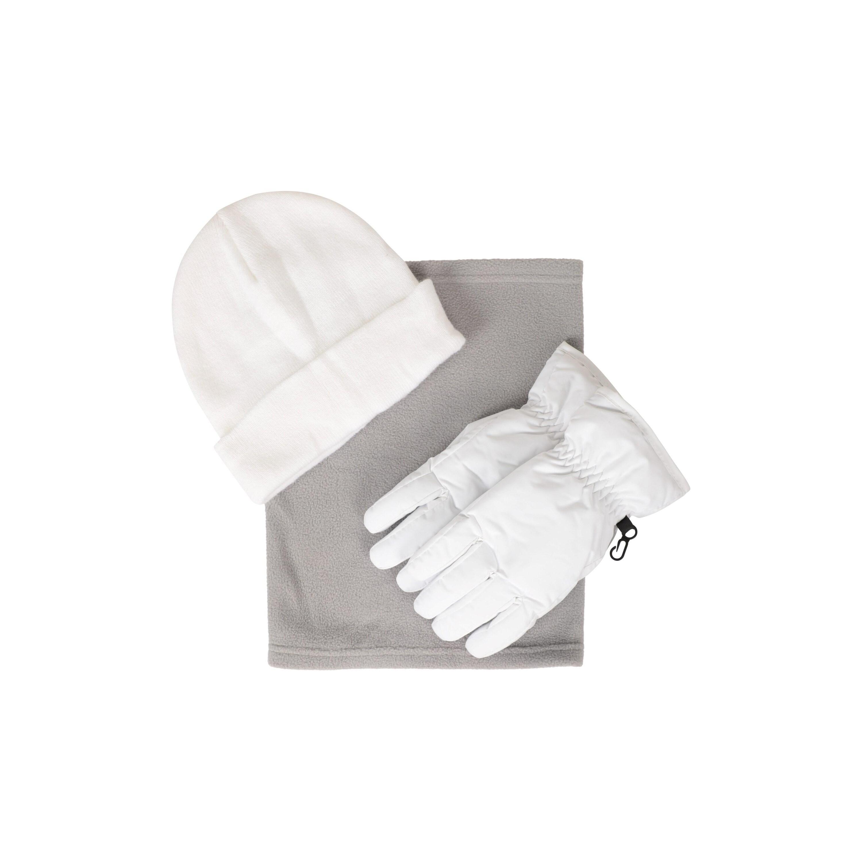 MOUNTAIN WAREHOUSE Womens/Ladies Snow Accessories Set (Off White)
