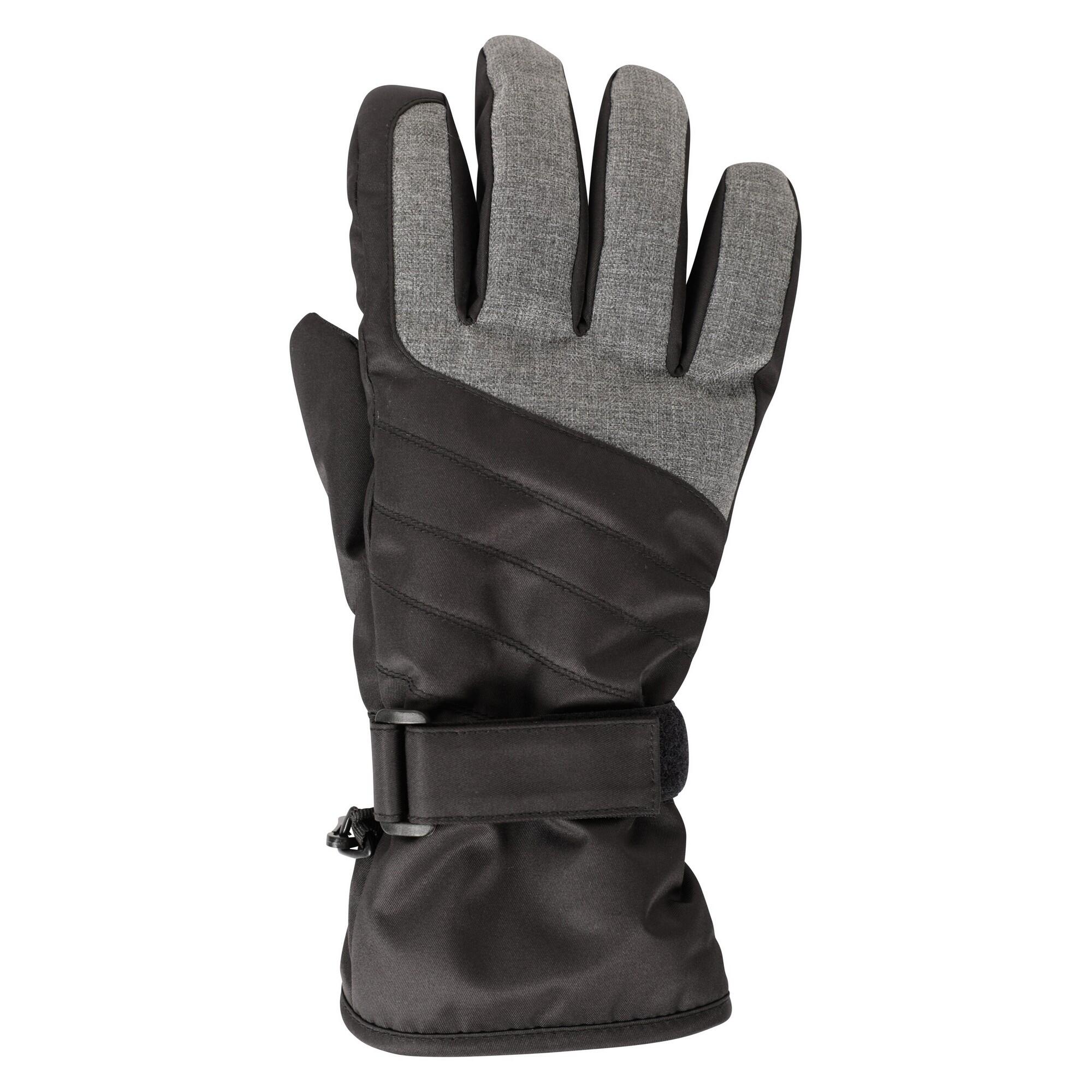 MOUNTAIN WAREHOUSE Womens/Ladies Glide Waterproof Ski Gloves (Jet Black)