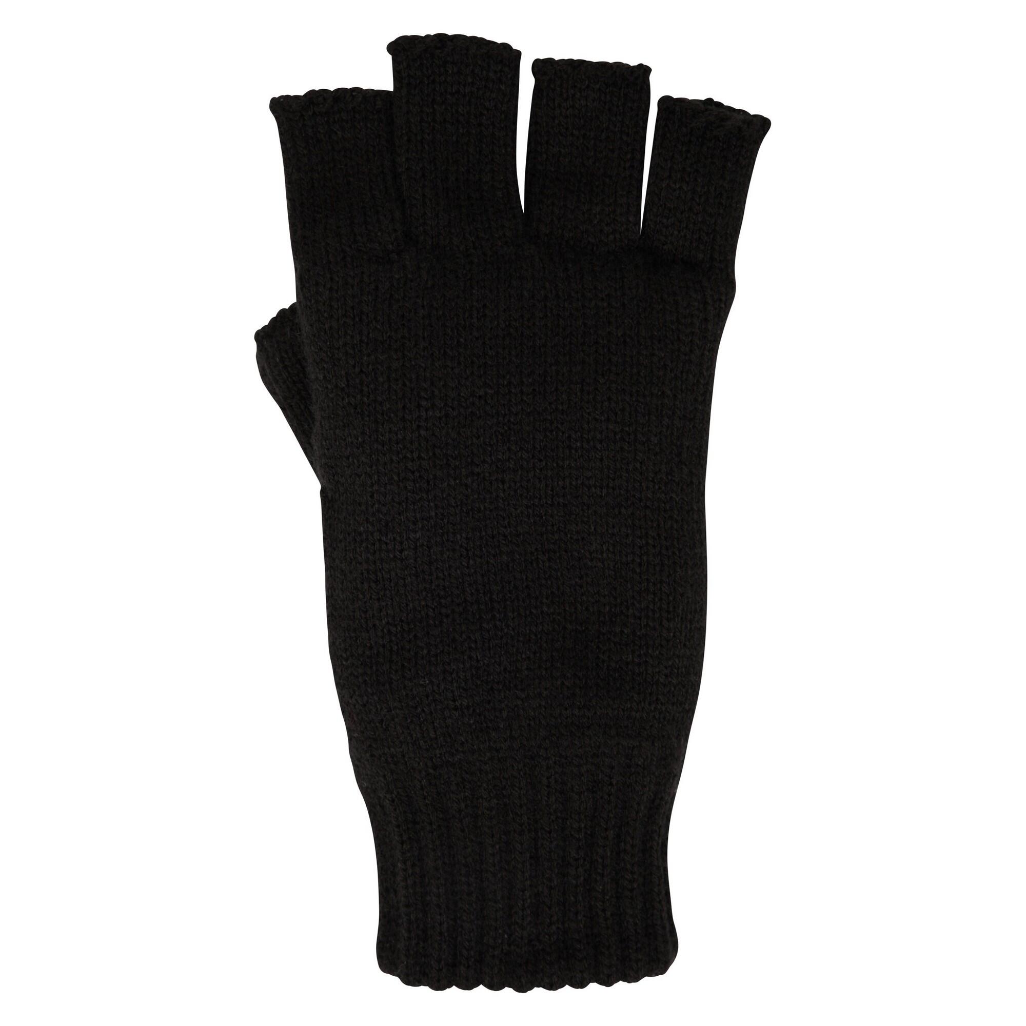 MOUNTAIN WAREHOUSE Isotherm Knitted Fingerless Gloves (Black)