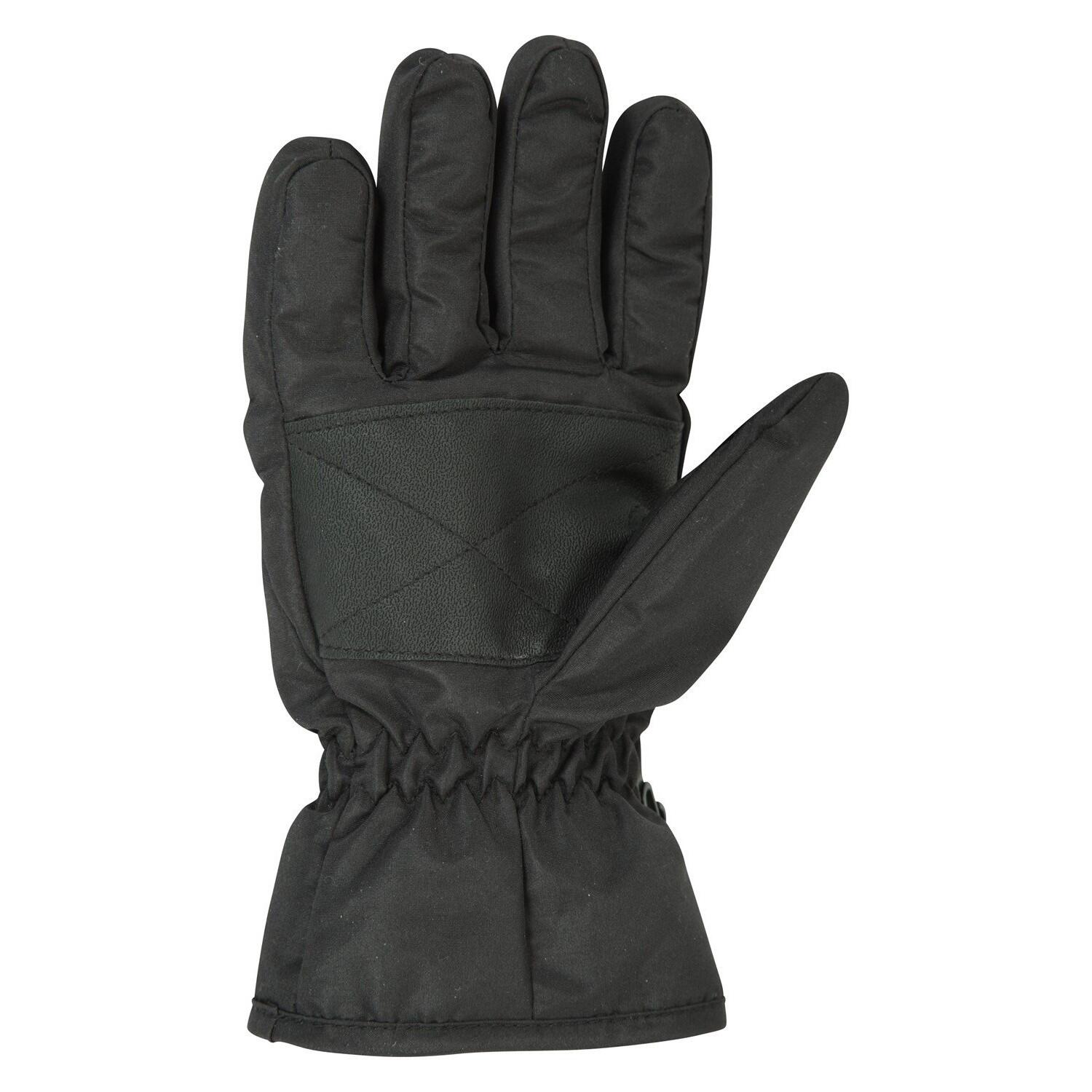 Childrens/Kids Ski Gloves (Black) 2/4
