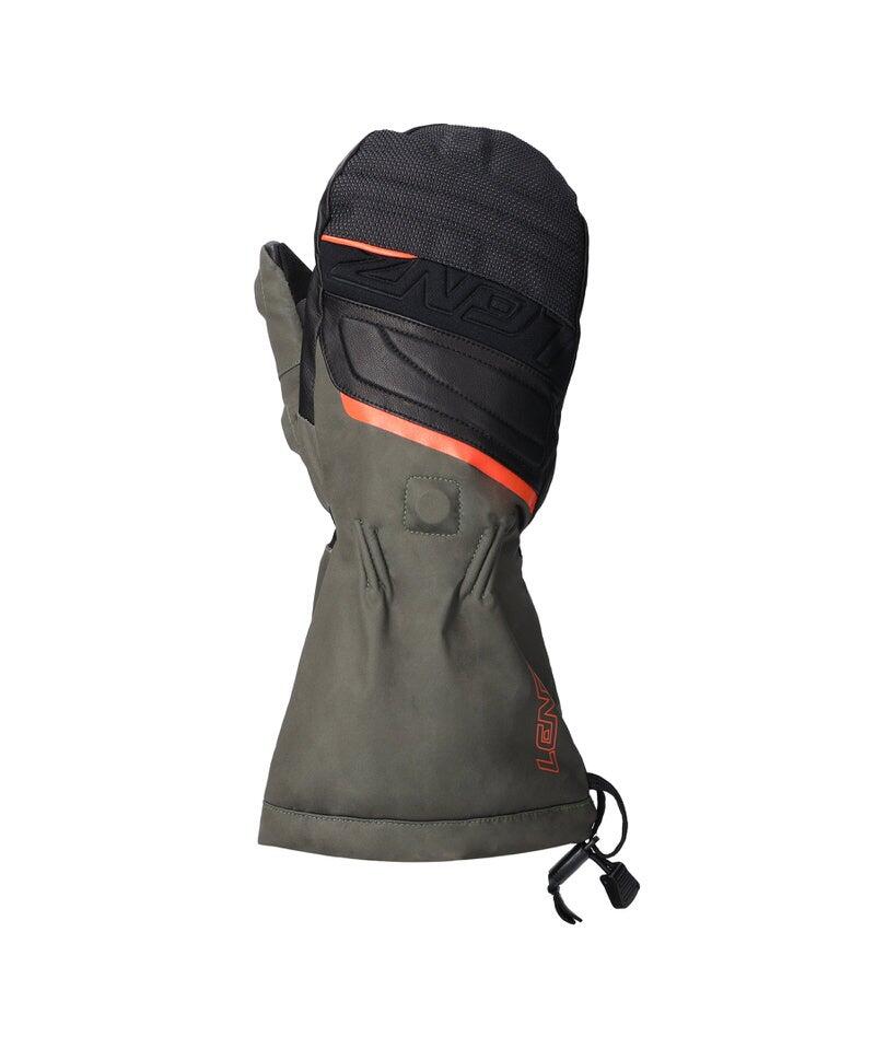 LENZ Lenz Heat Glove 1.0 Fingercap Hunting Mitten Black/Green